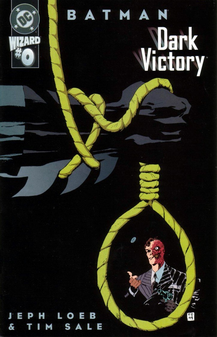 Portada ampliada de Batman Dark Victory