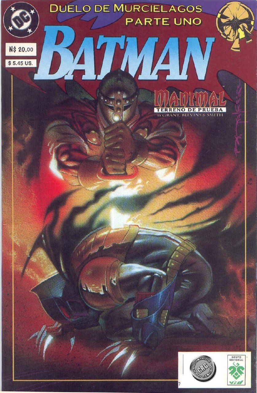 Portada ampliada de BATMAN