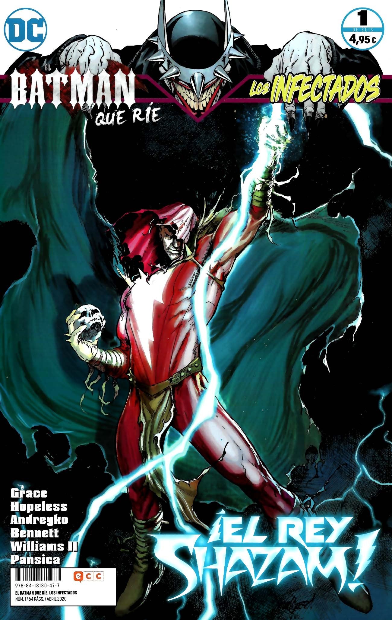 Portada ampliada de BATMAN QUE RÍE
