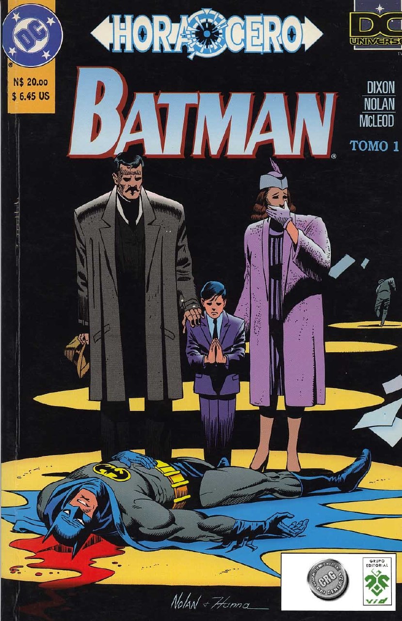 Portada ampliada de Batman