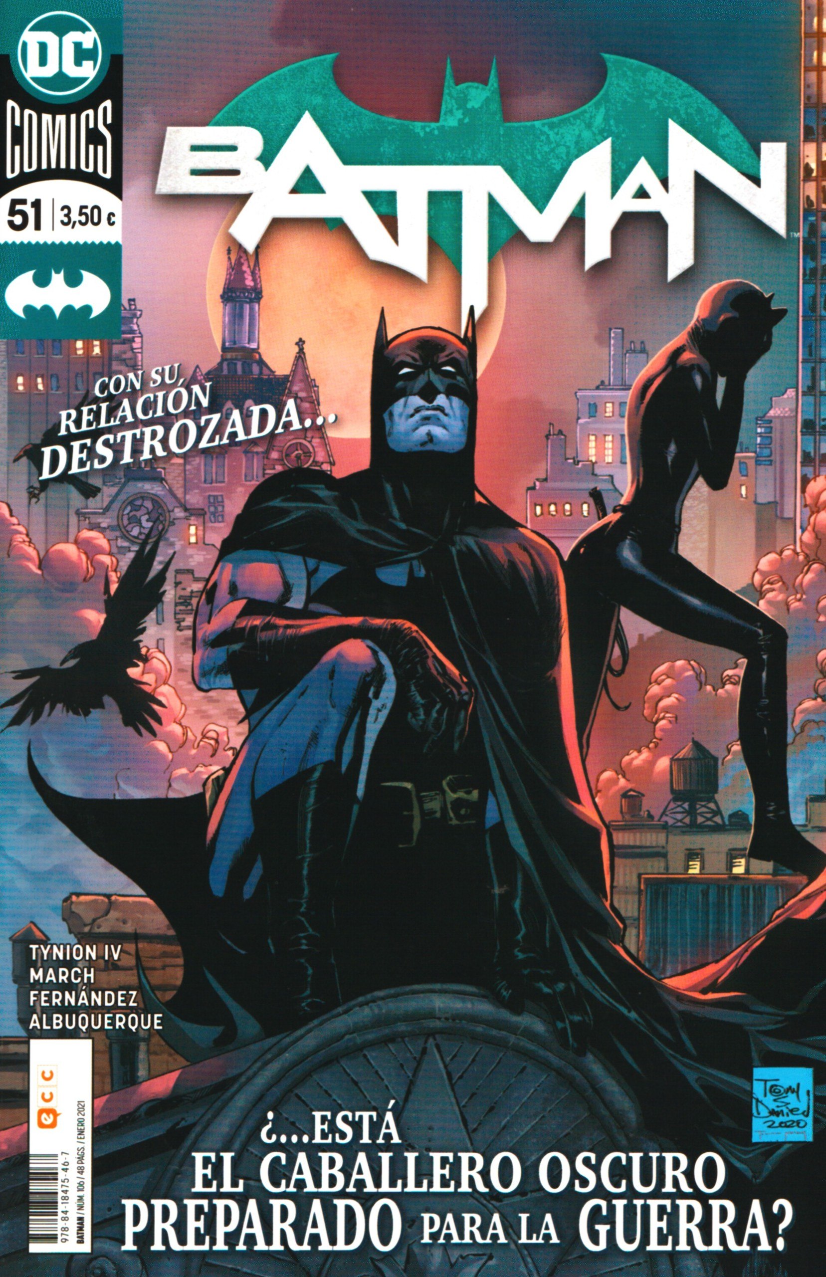 Portada ampliada de BATMAN