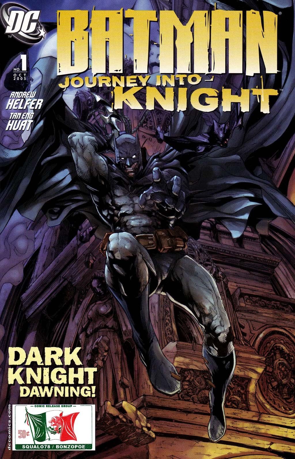 Portada ampliada de BATMAN JOURNEY INTO KNIGHT