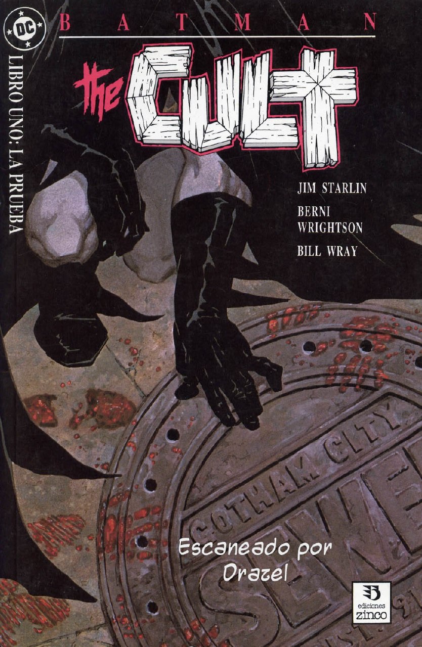 Portada ampliada de Batman: The Cult