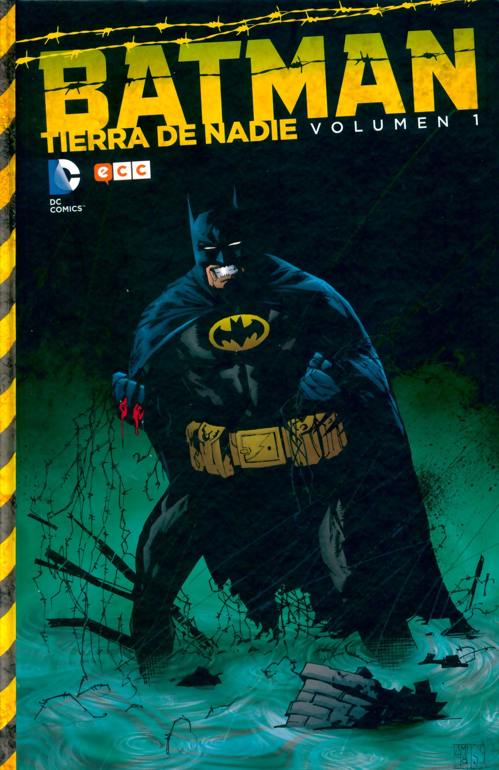 Portada ampliada de BATMAN TIERRA DE NADIE VOLUMEN