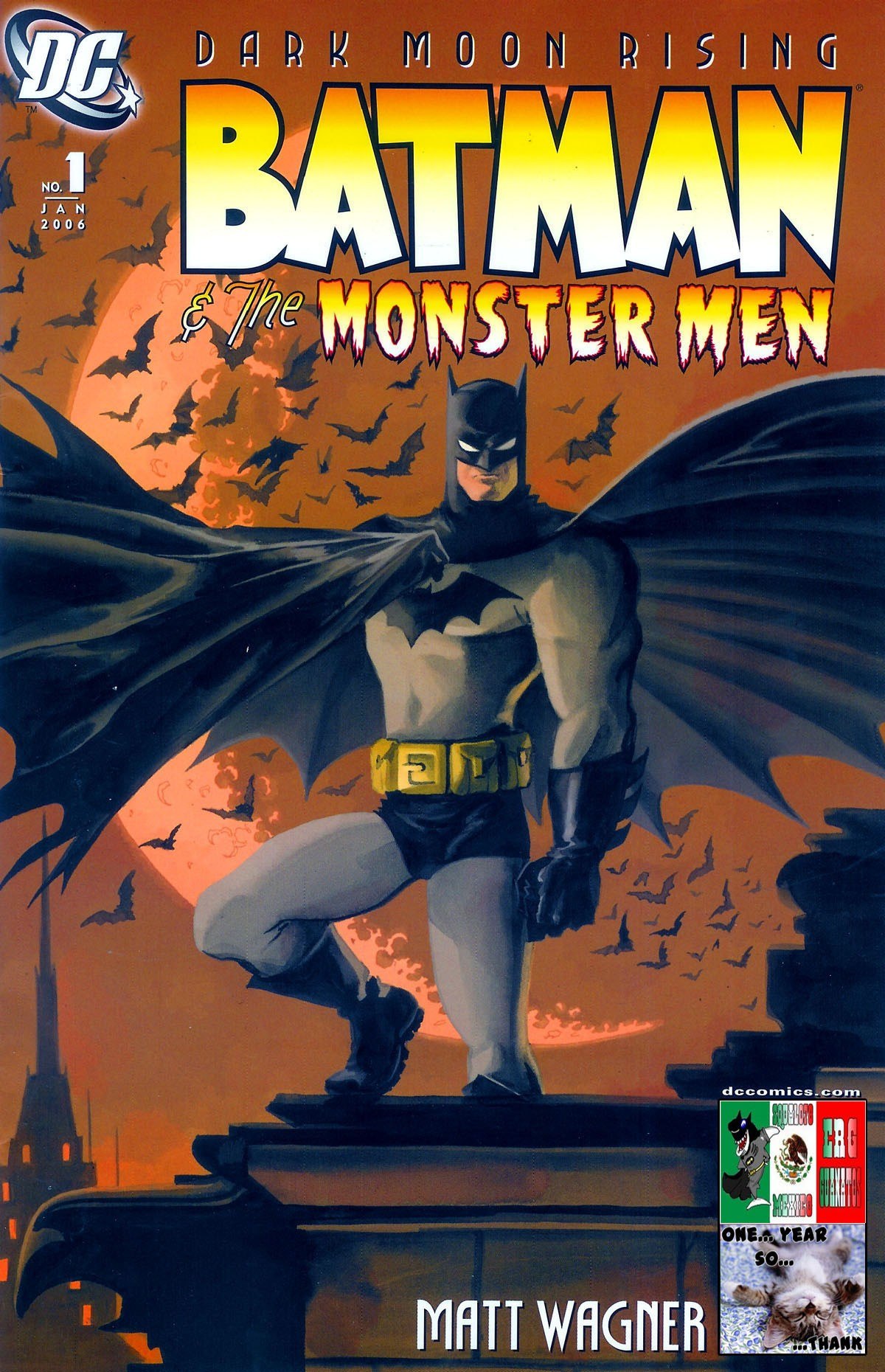 Portada ampliada de Batman & The Monster Men