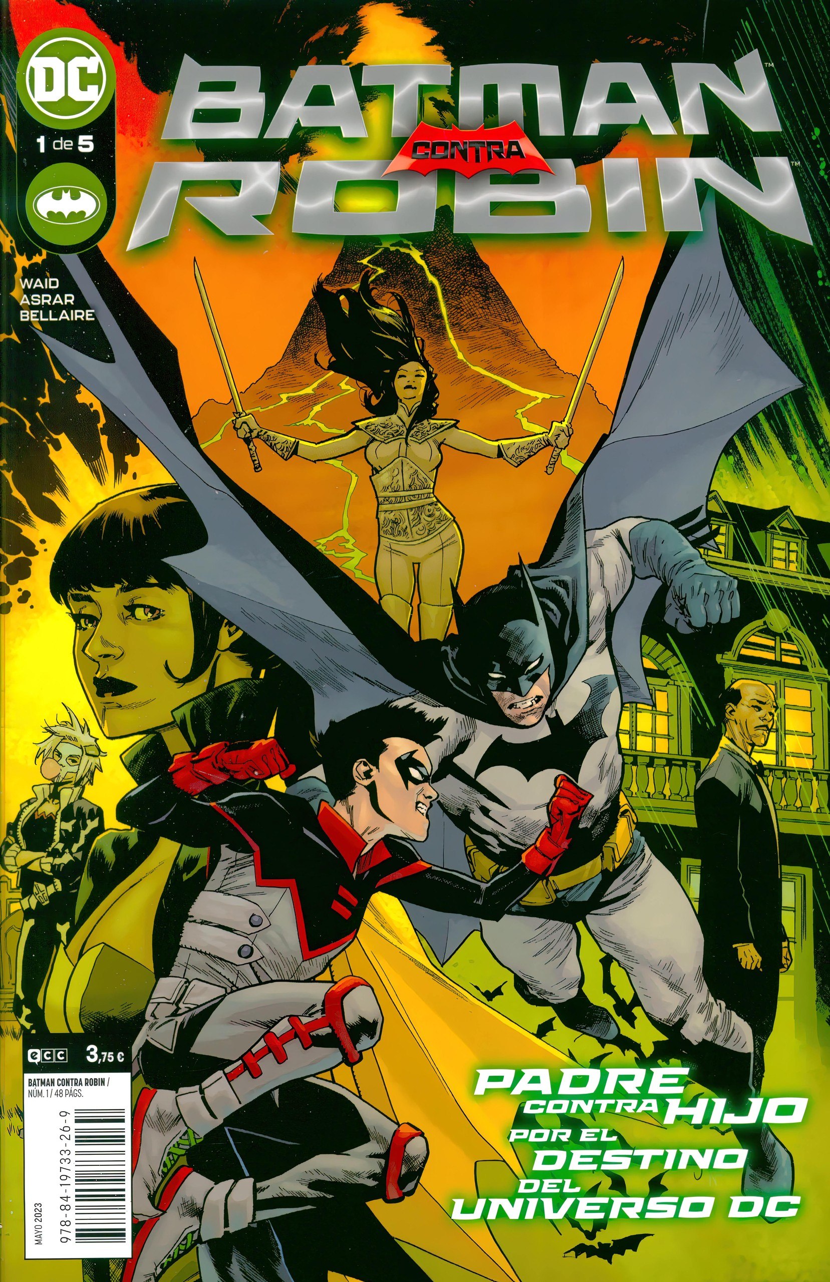 Portada ampliada de BATMAN CONTRA ROBIN