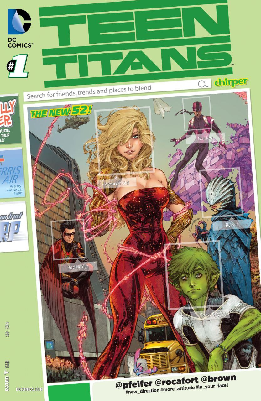 Portada ampliada de TEEN TITANS