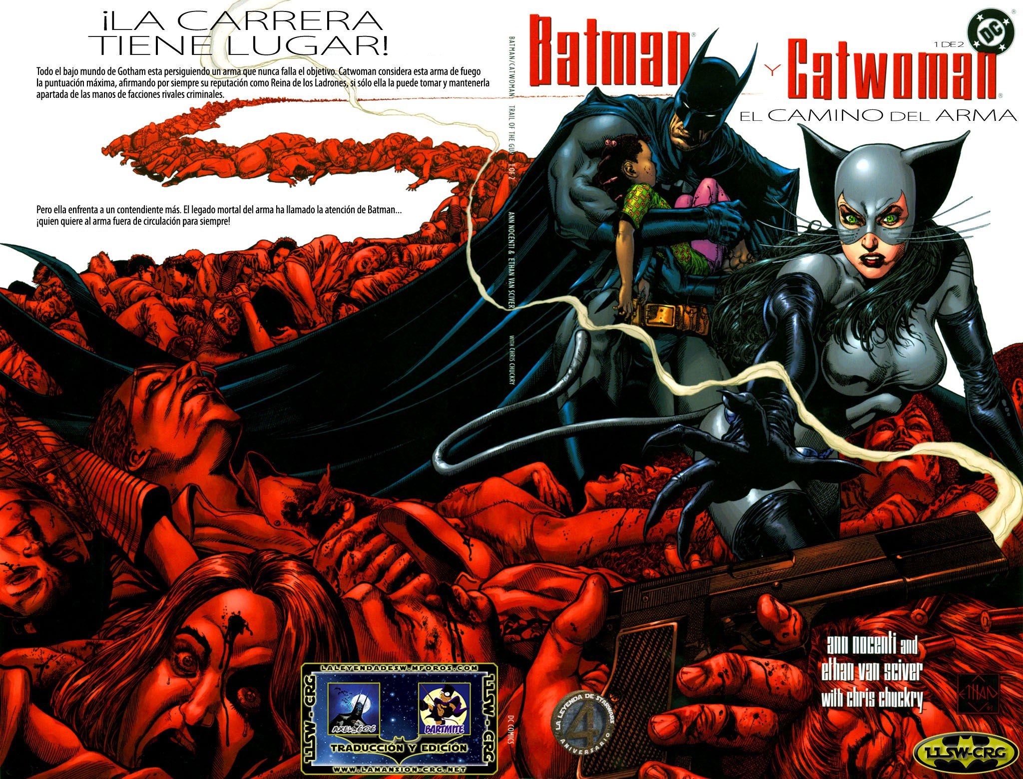 Portada ampliada de Batman y Catwoman: El Camino del Año