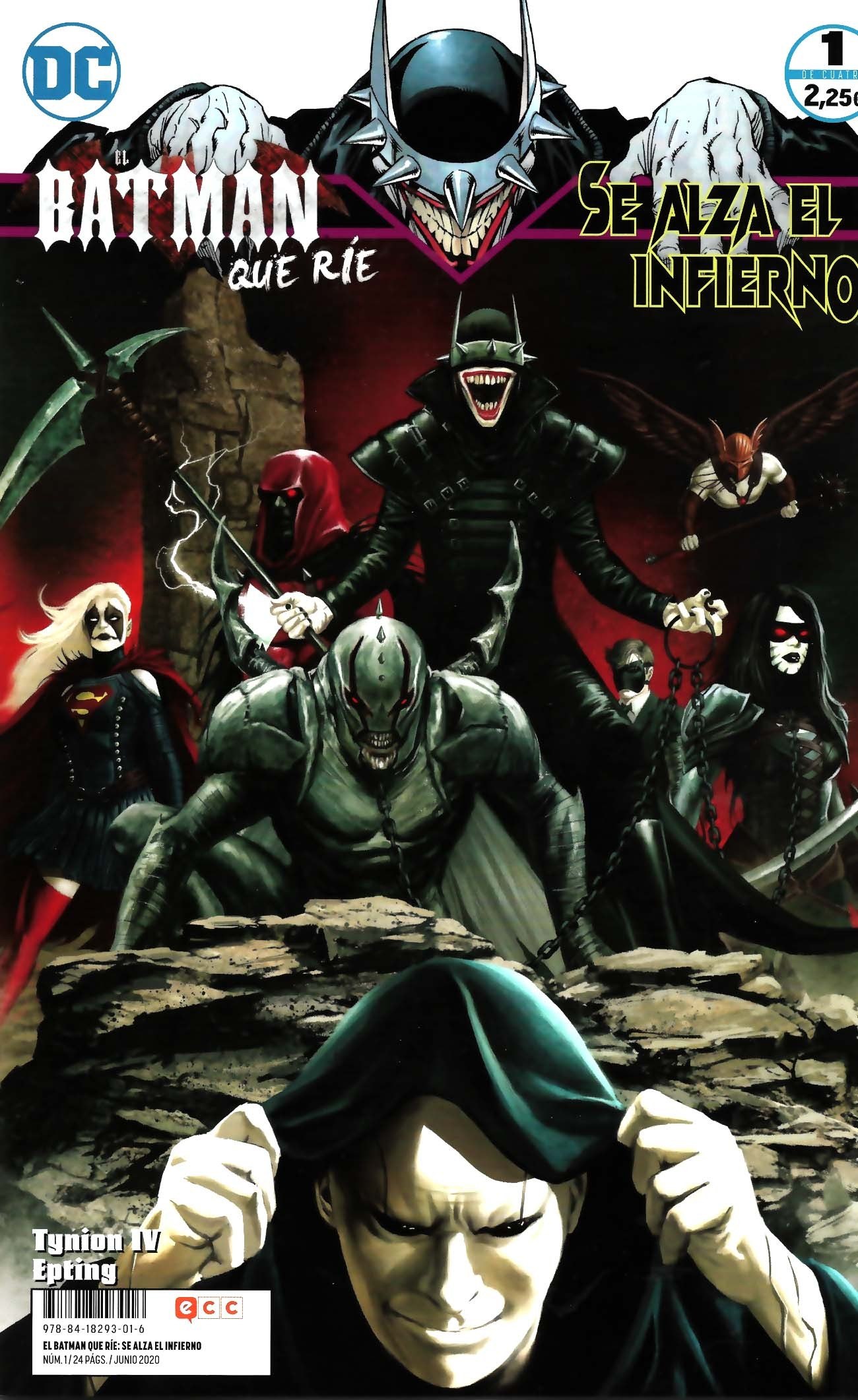 Portada ampliada de BATMAN QUE RÍE