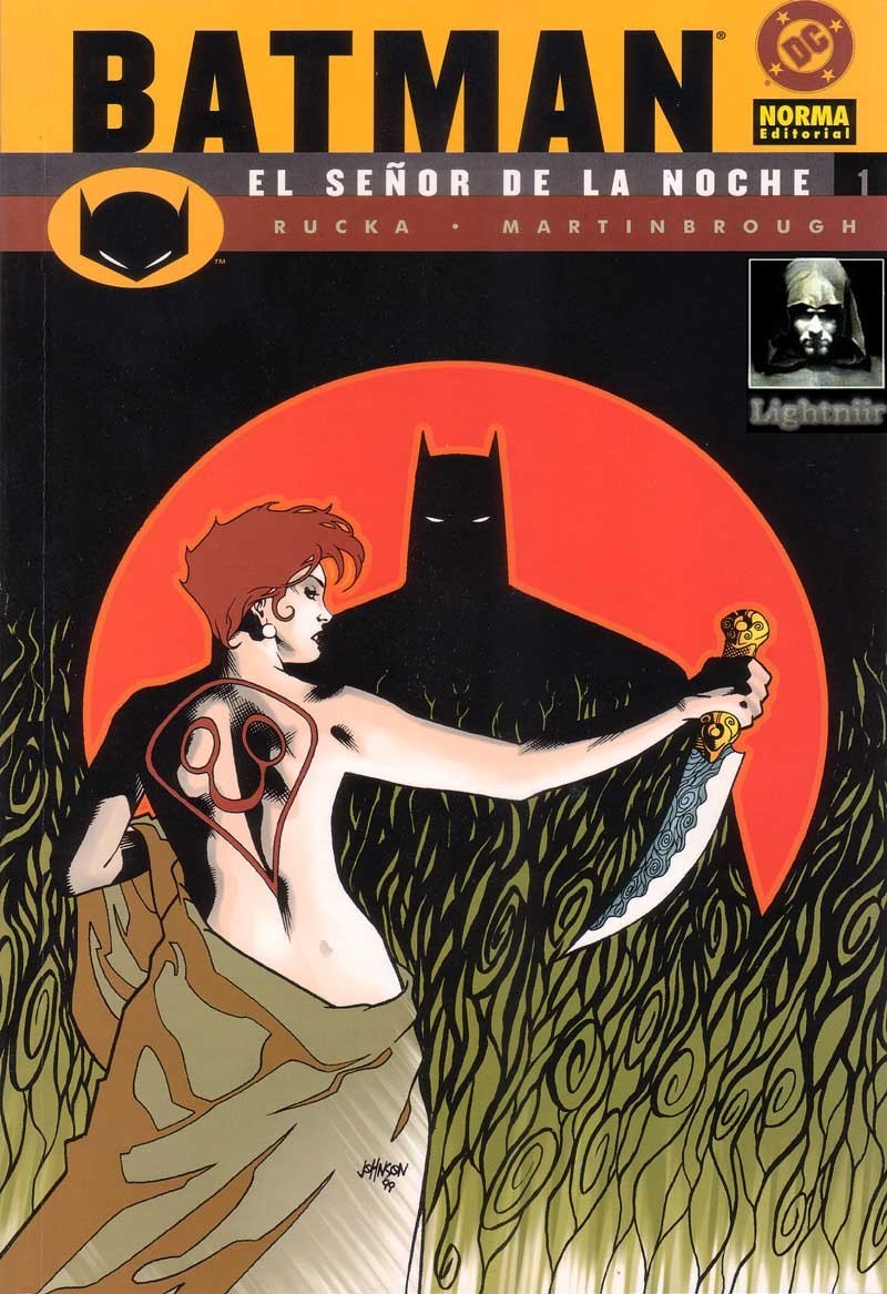 Portada ampliada de BATMAN EL SÉROR DE LA NOCHE