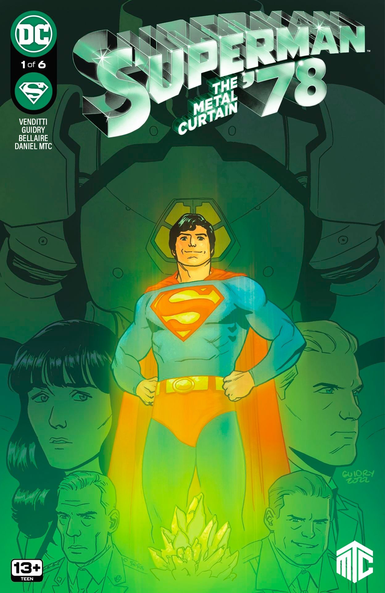 Portada ampliada de SUPERMAN 78 THE METAL CURTAIN