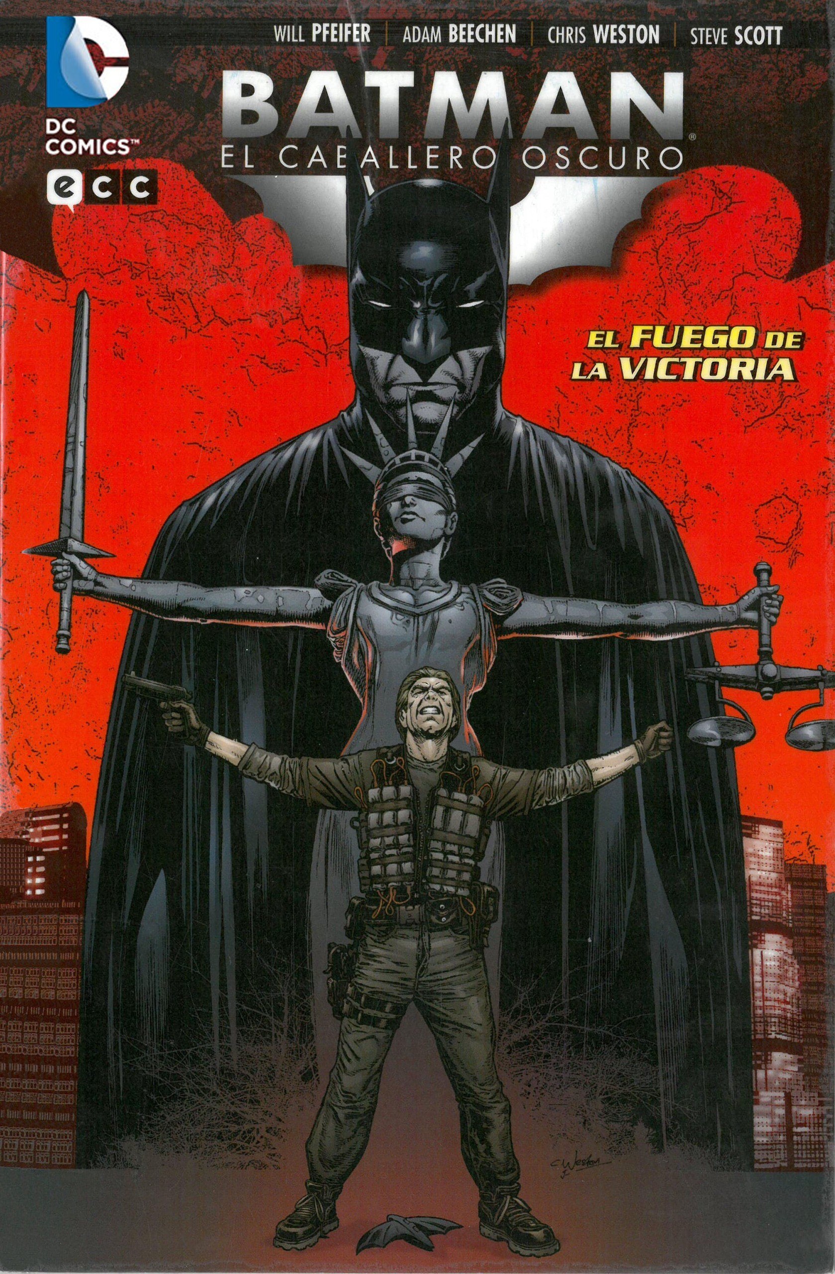 Portada ampliada de BATMAN EL CÁELLAOR OSCURO