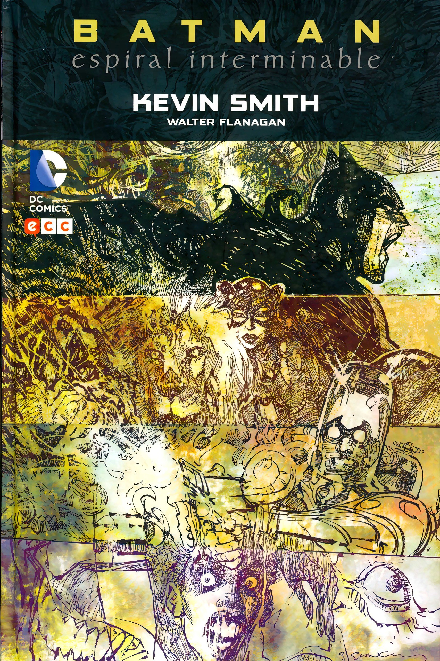 Portada ampliada de BATMAN espiral interminable