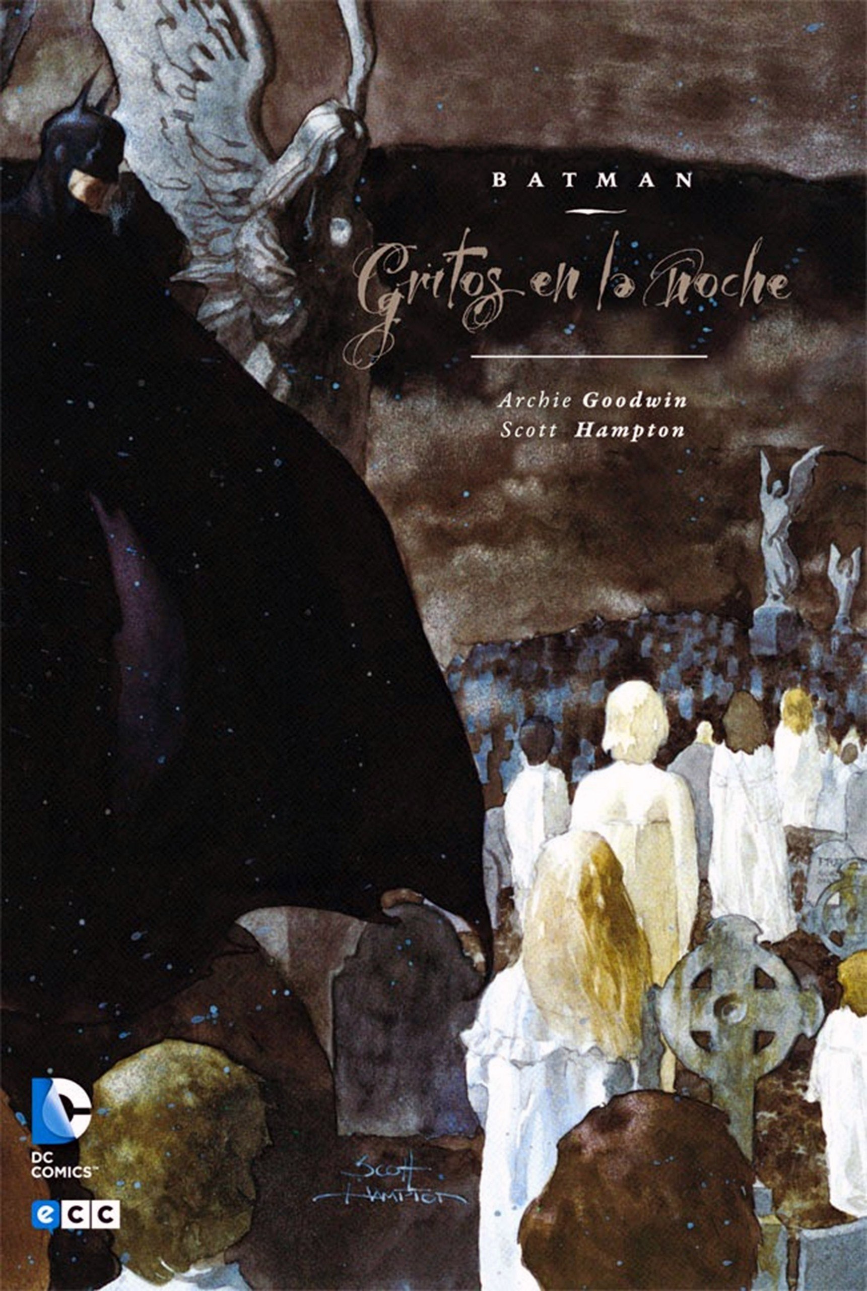 Portada ampliada de Batman: Gritos en la noche