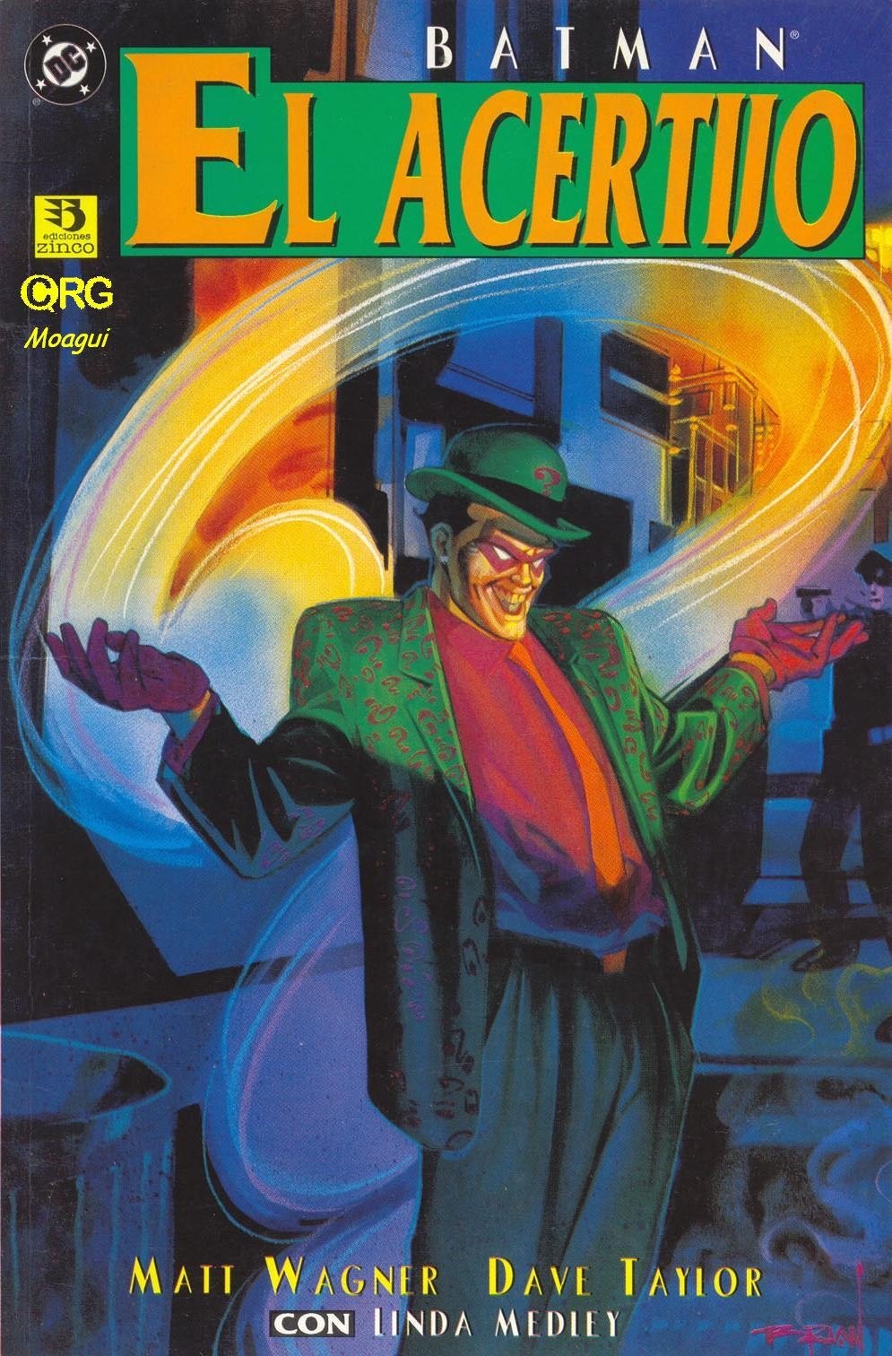 Portada ampliada de BATMAN EL ACERTIJO