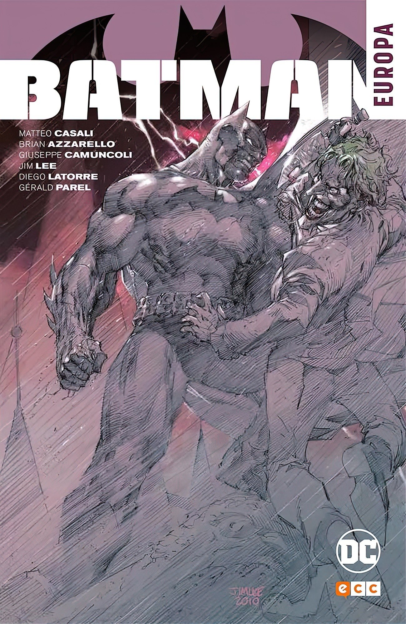 Portada ampliada de BATMAN EUROPA