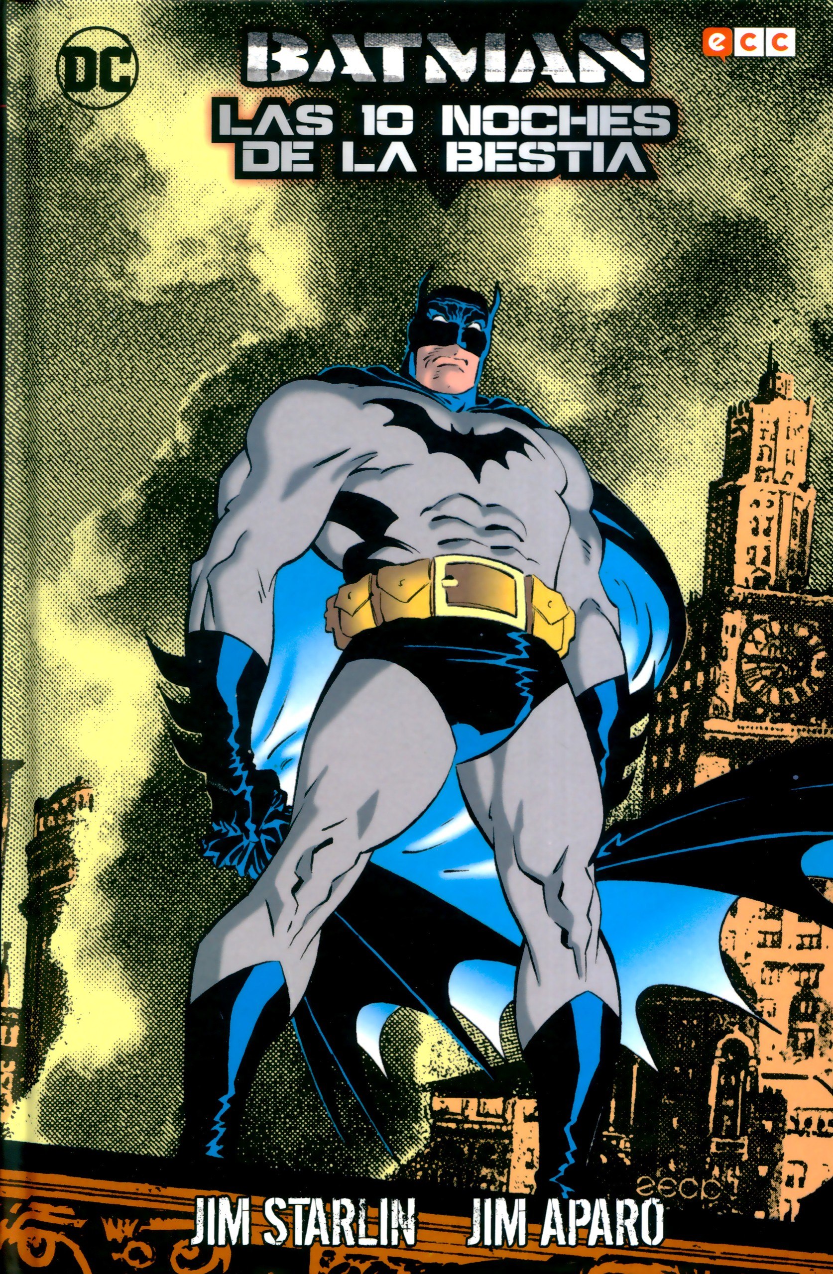 Portada ampliada de BATMAN LAS 10 NOCHES DE LA BESTIA