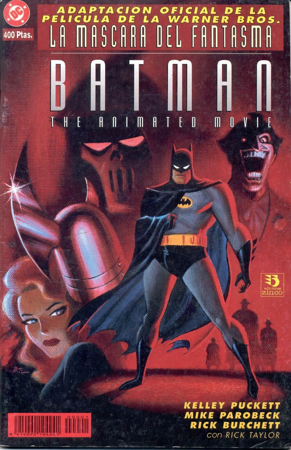 Portada ampliada de BATMAN THE ANIMATED MOVIE