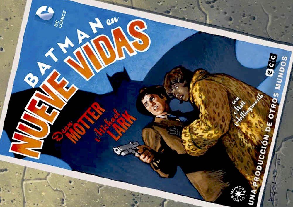 Portada ampliada de Batman.Nueve Vidas.Tiranoyo.CRG