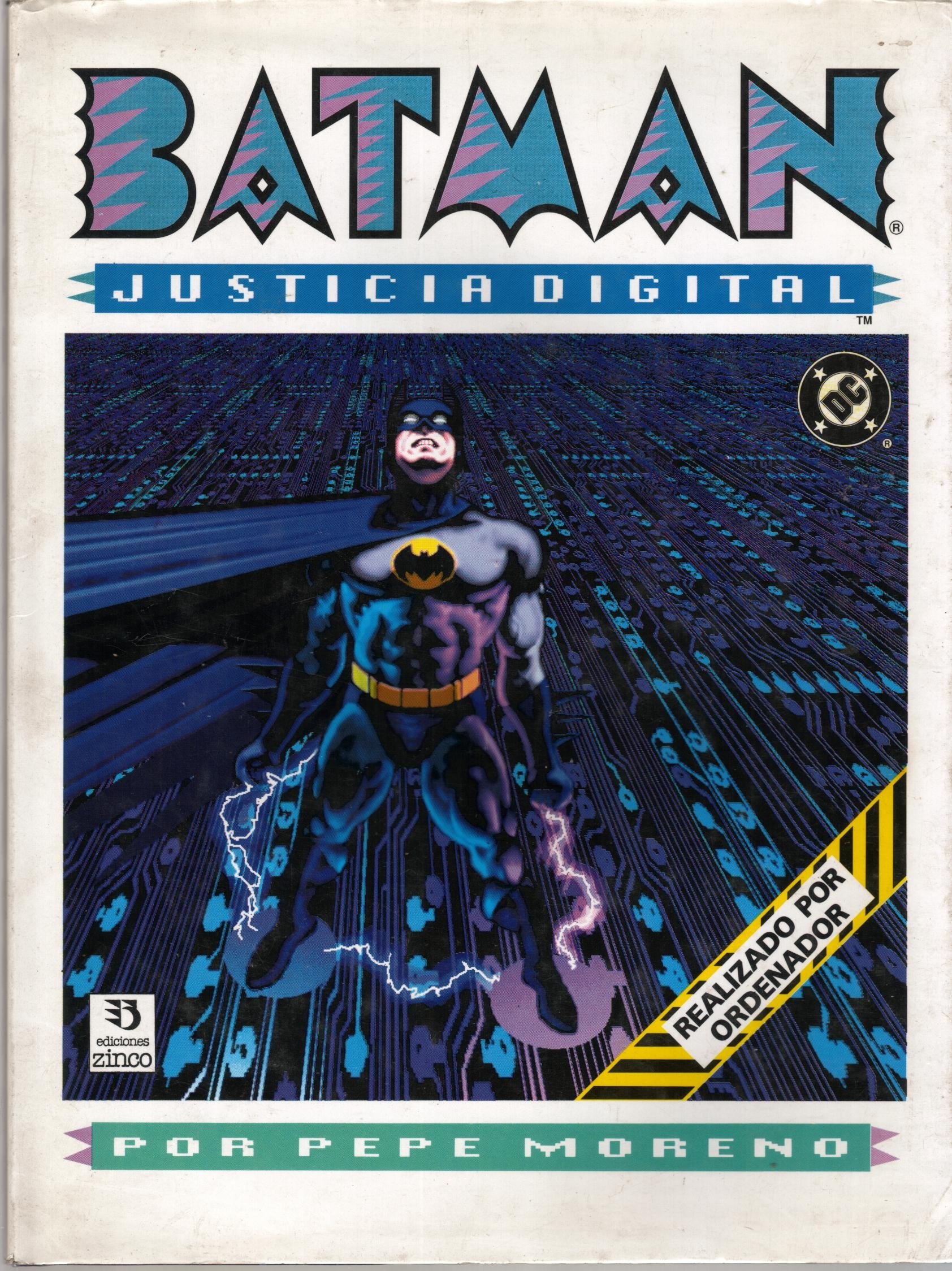 Portada ampliada de BATMAN JUSTICIA DIGITAL