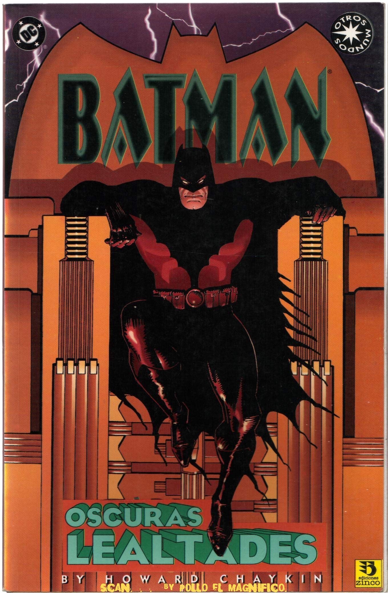 Portada ampliada de BATMAN OSCURAS LEALTAD
