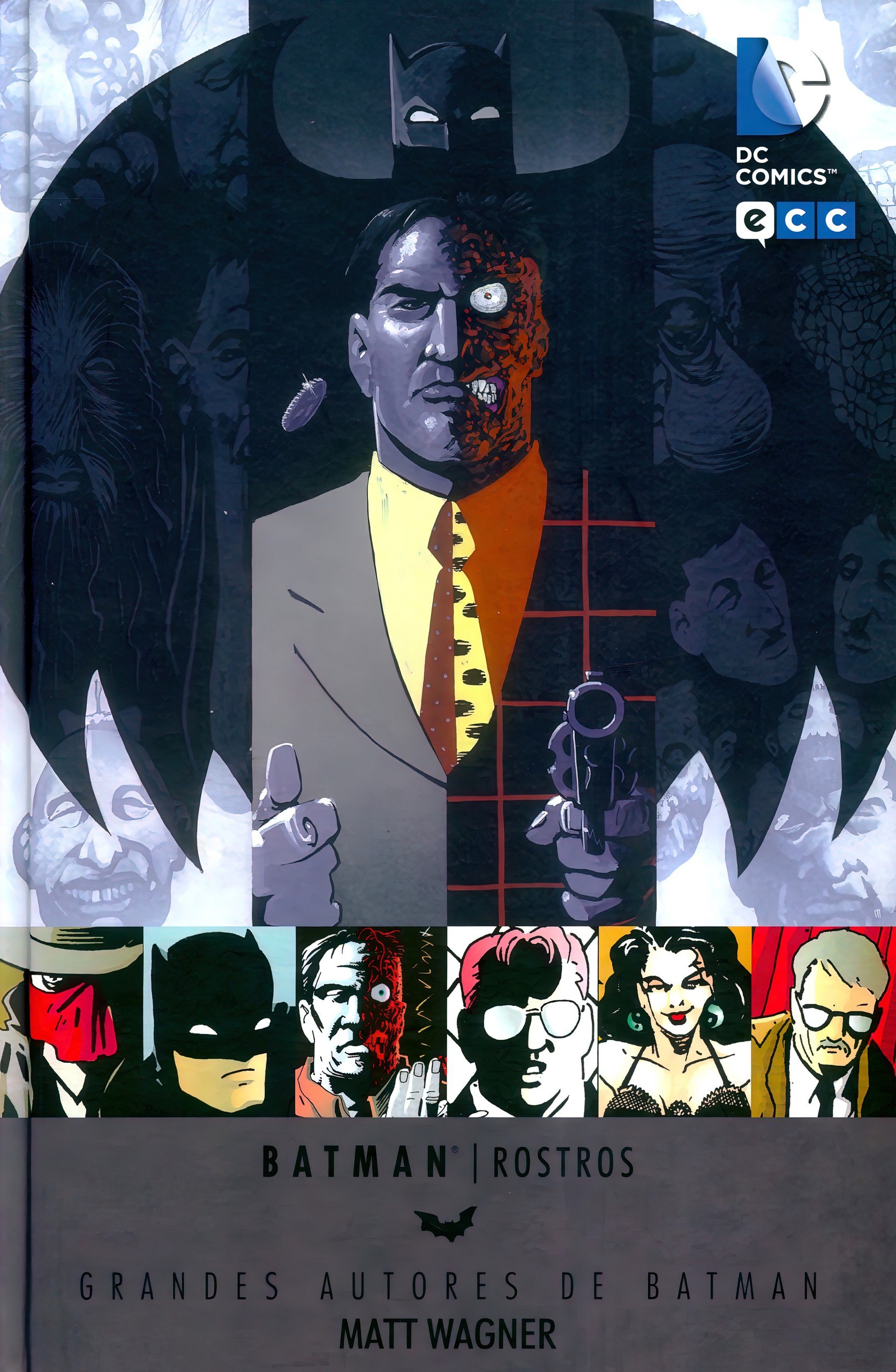 Portada ampliada de BATMAN ¡ROSTROS!