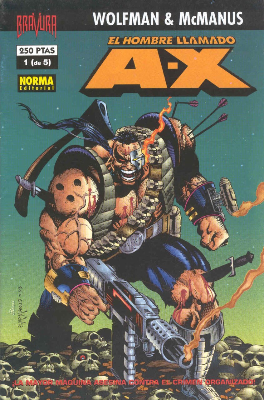 Portada ampliada de EL HOMBRE LLAMADO A-X