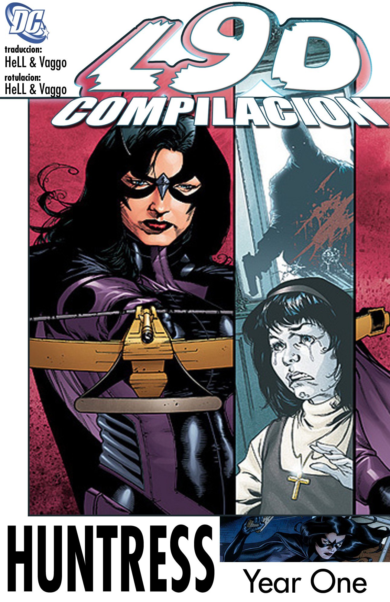 Portada ampliada de HUNTRESS Year One
