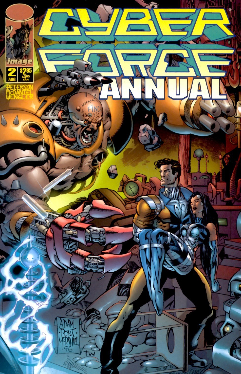 Portada ampliada de CYBER FORCE ANNUAL