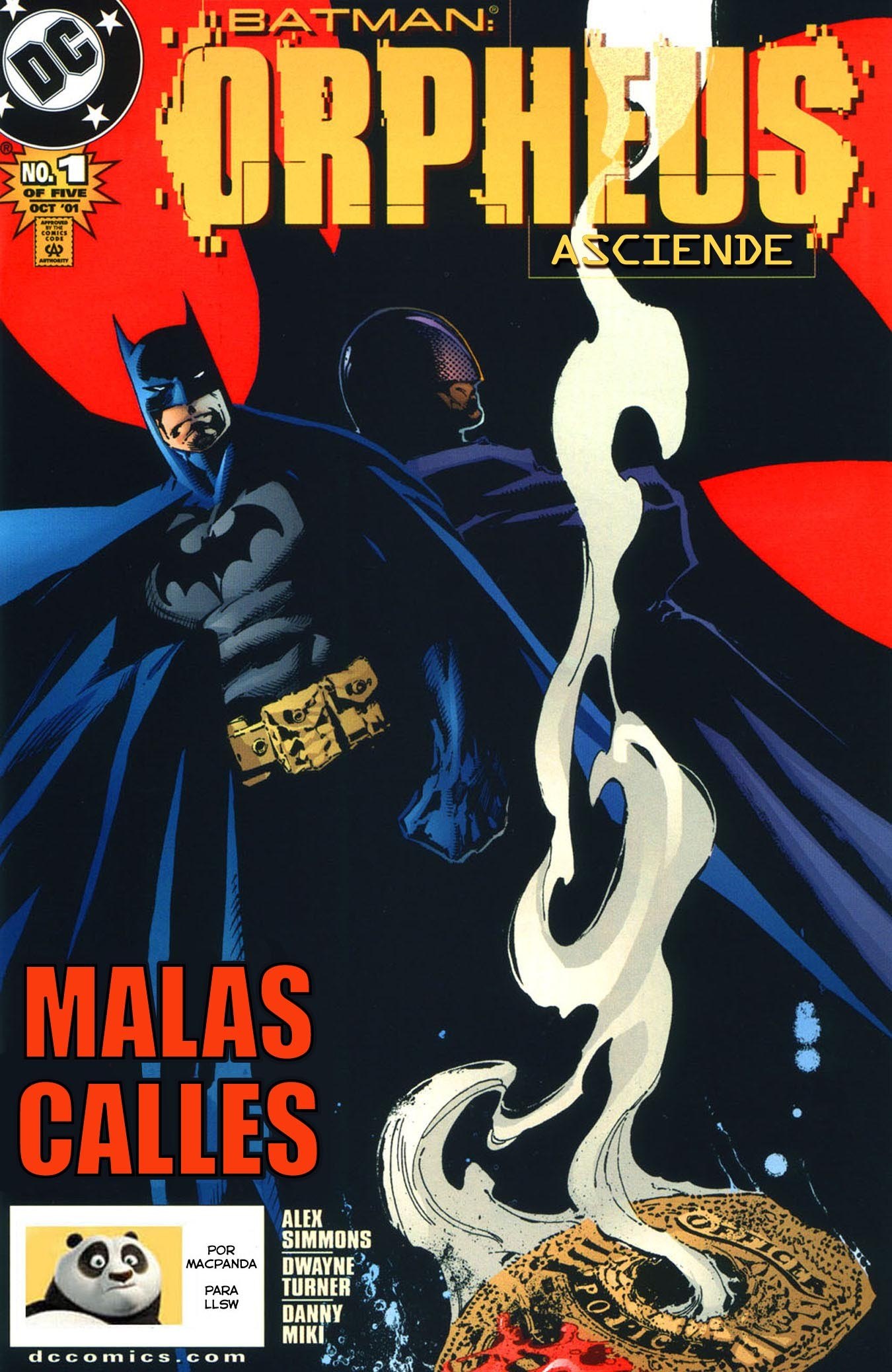 Portada ampliada de BATMAN: ORPHEUS ASCIENDE