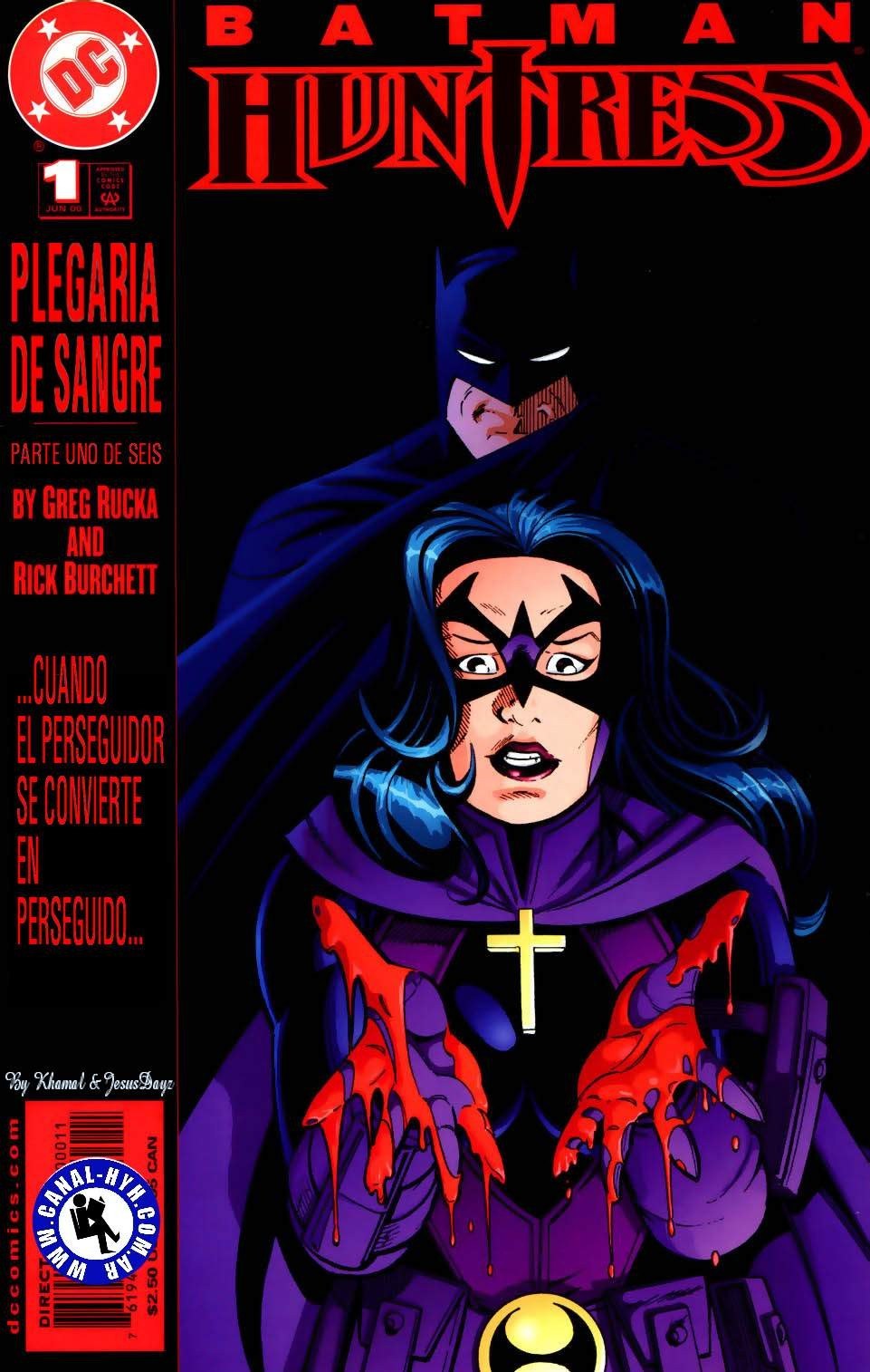 Portada ampliada de BATMAN HUNTRESS