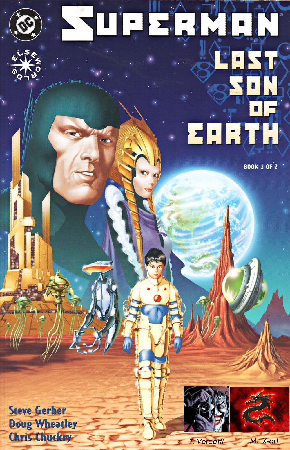 Portada ampliada de SUPERMAN LAST SON OF EARTH