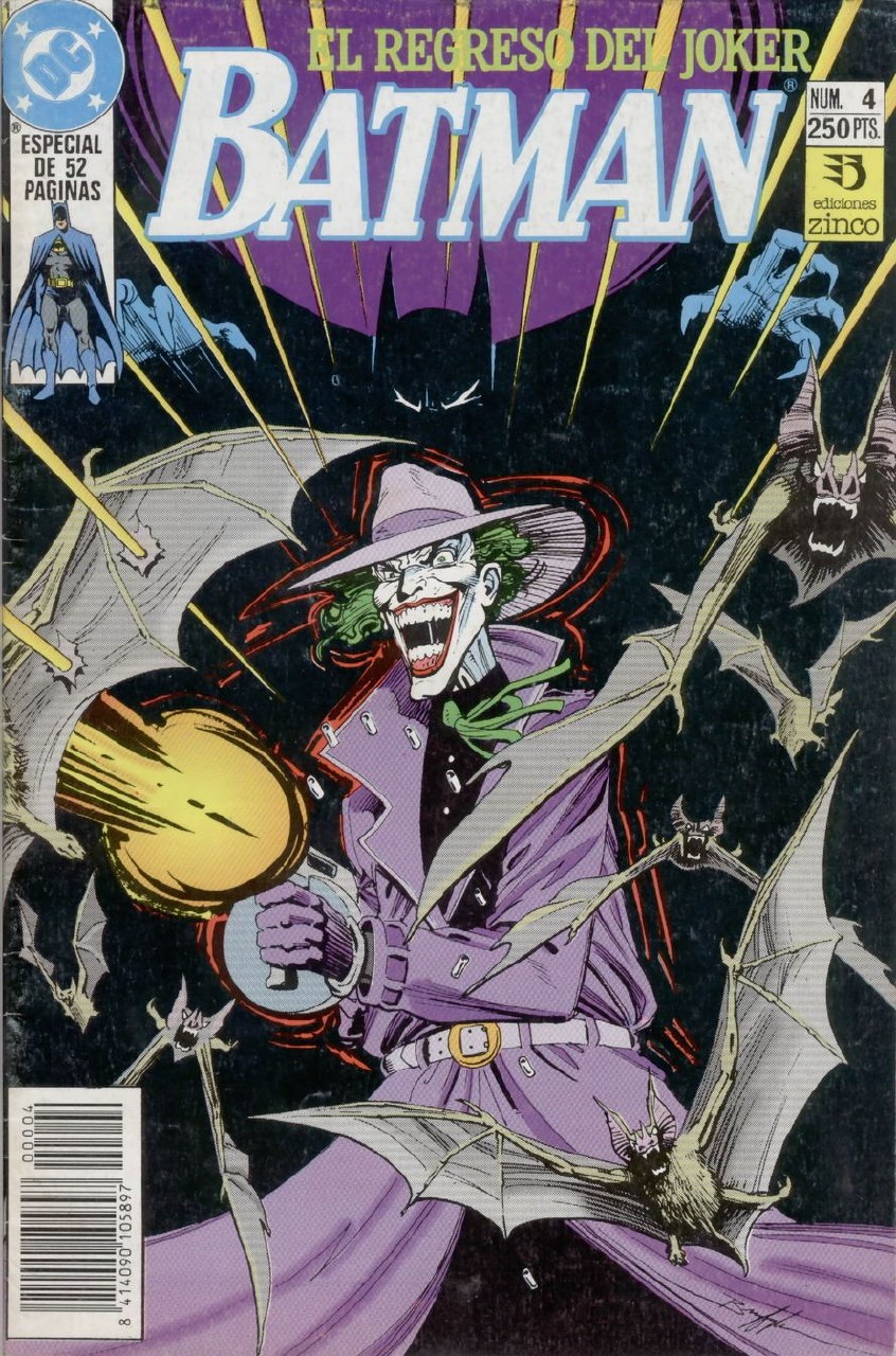 Portada ampliada de EL REGRESO DEL JOKER