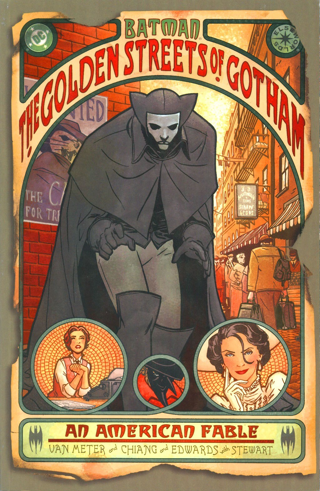 Portada ampliada de BATMAN THE GOLDEN STREETS OF GOTHAM