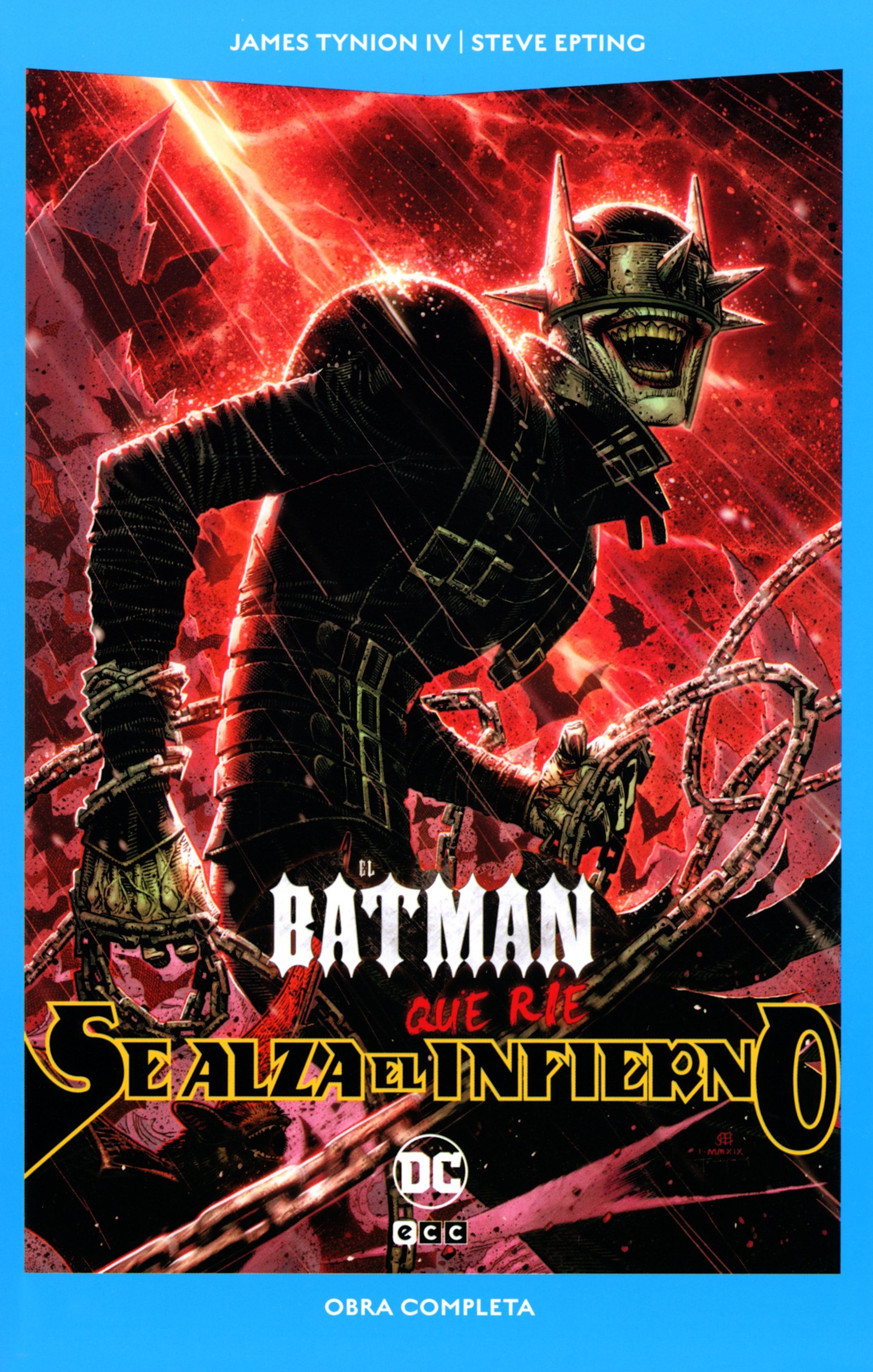 Portada ampliada de BATMAN QUE RIE SEALZA EL INFIERNO