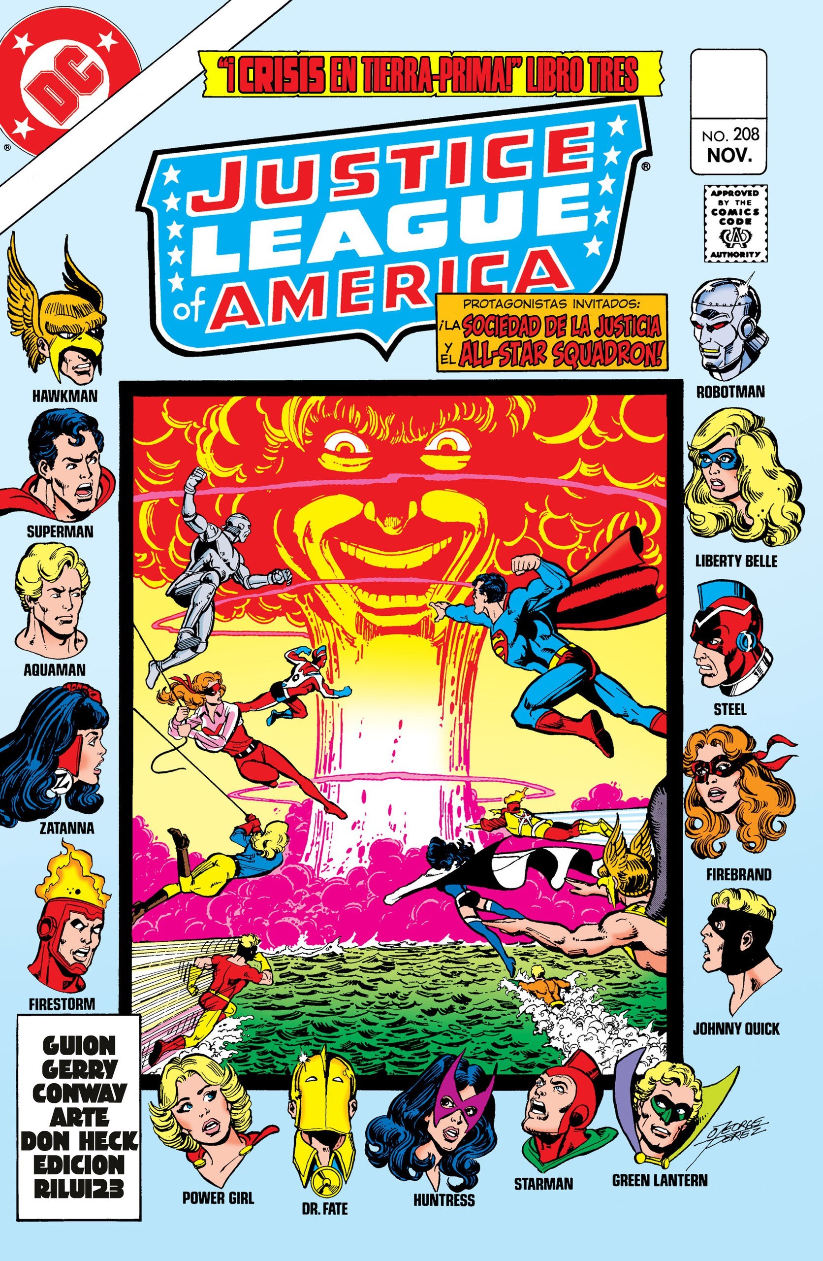 Portada ampliada de JUSTICE LEAGUE AMERICA