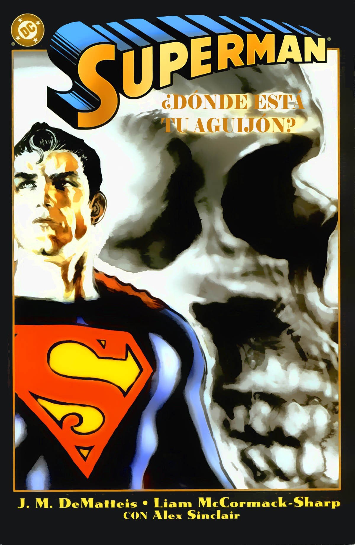 Portada ampliada de SUPERMAN ¿DONDE ESTA TRAGLION?