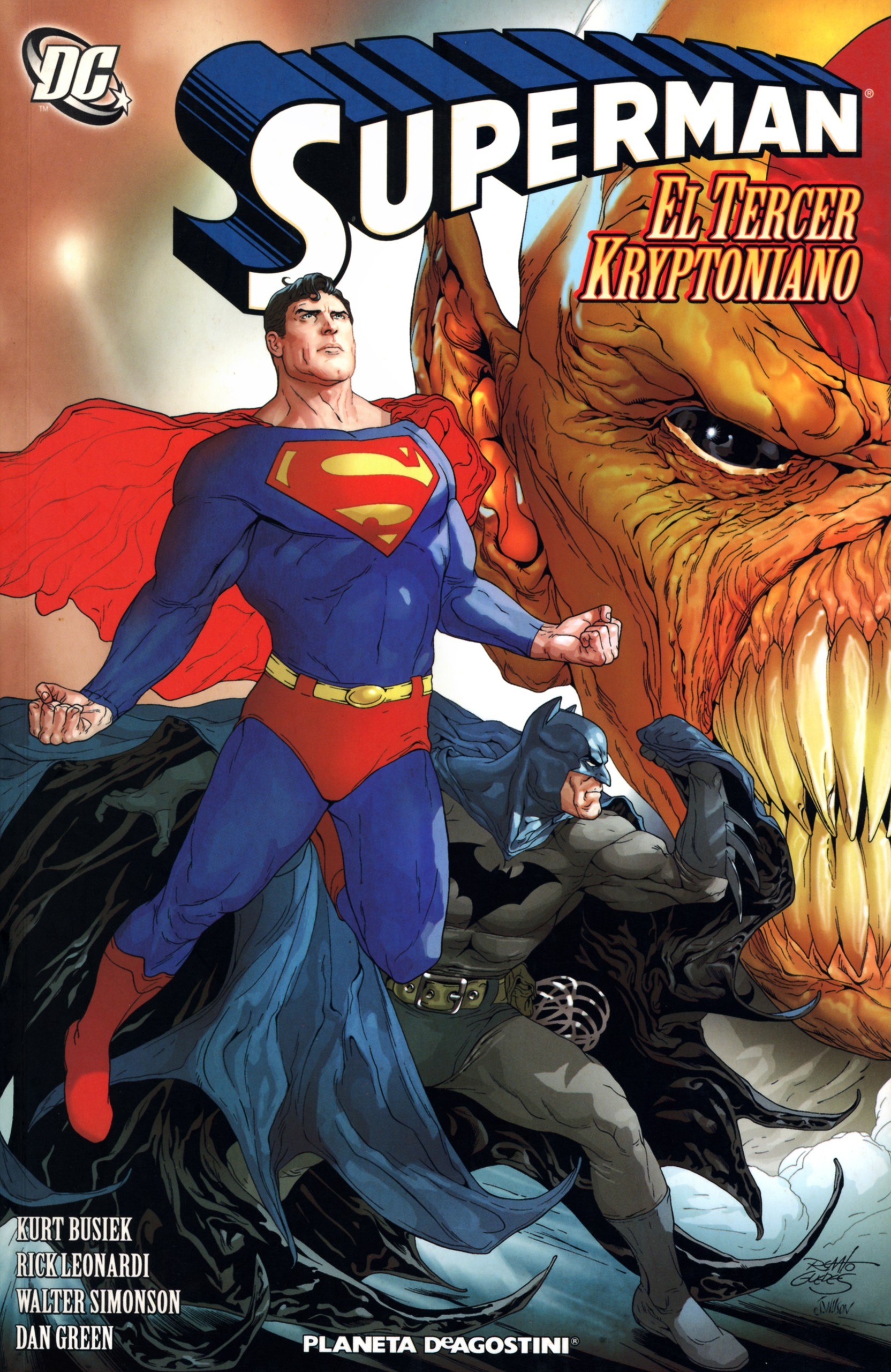 Portada ampliada de SUPERMAN EL TERCER KRYPTONIANO