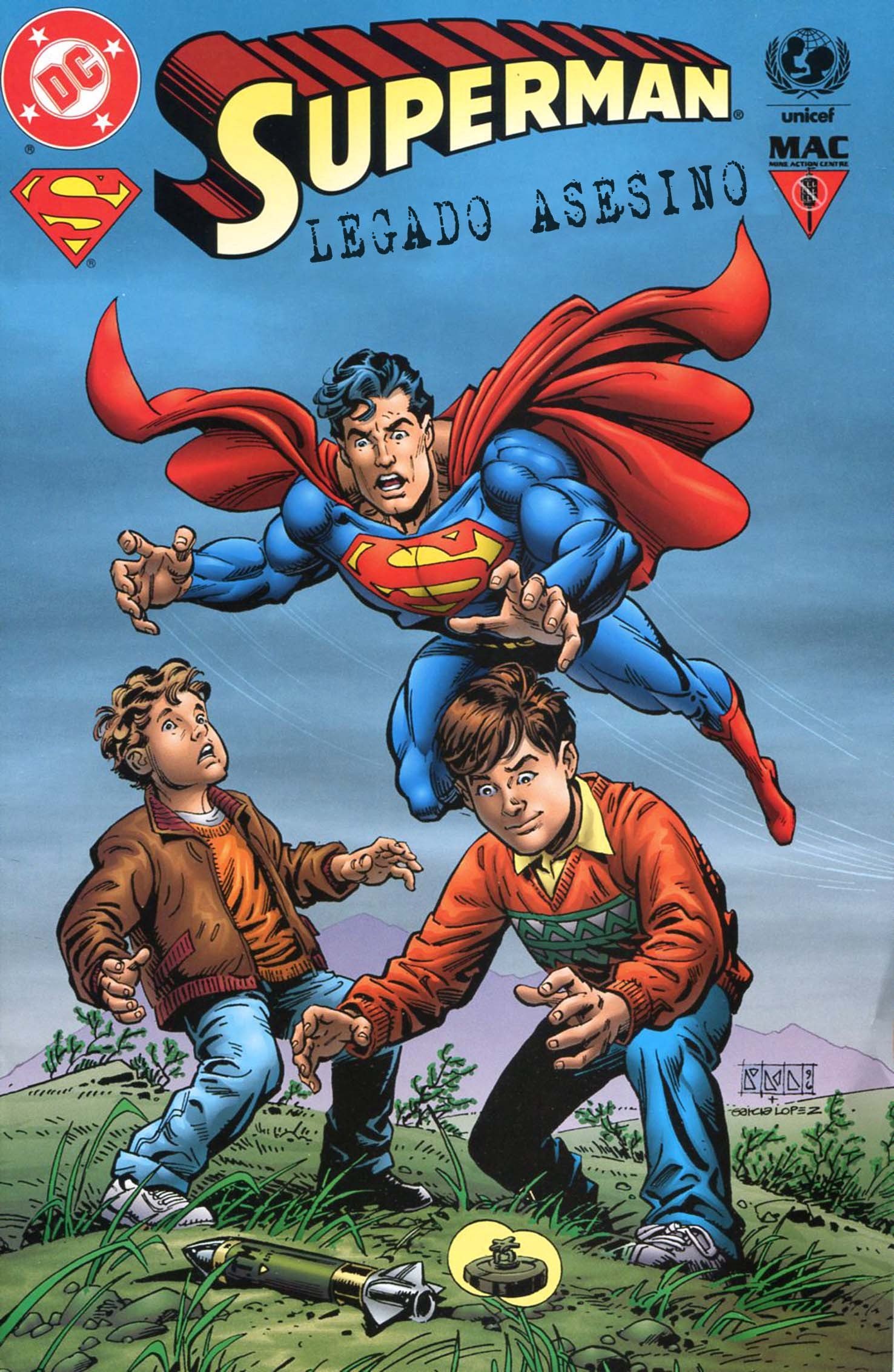 Portada ampliada de SUPERMAN LEGADO ASESINO