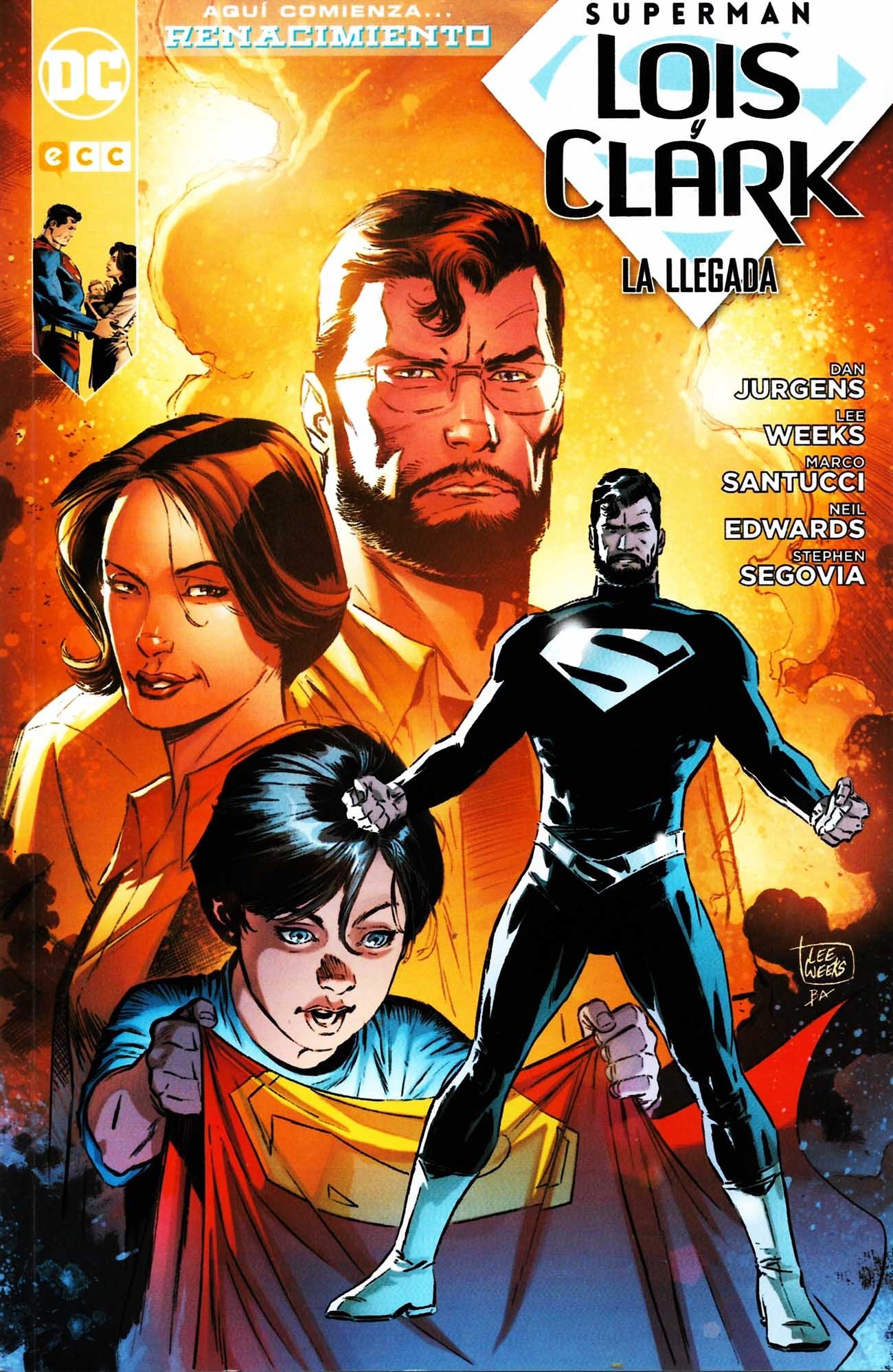 Portada ampliada de Superman: Lois Clark - La Llegada