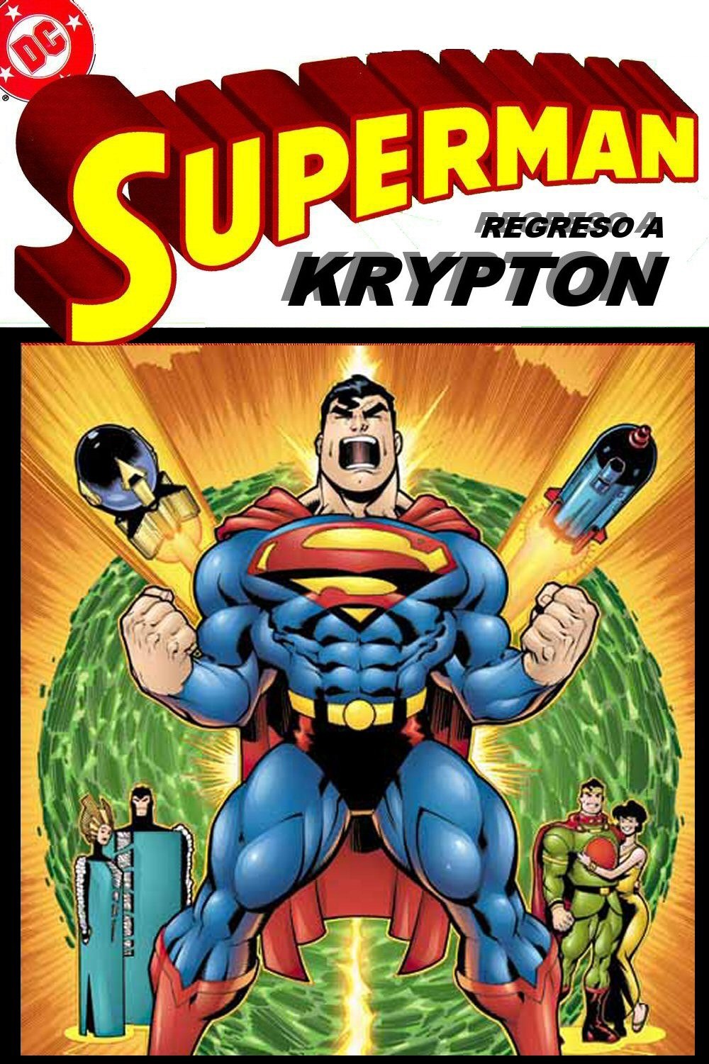 Portada ampliada de SUPERMAN REGRESO A KRYPTON