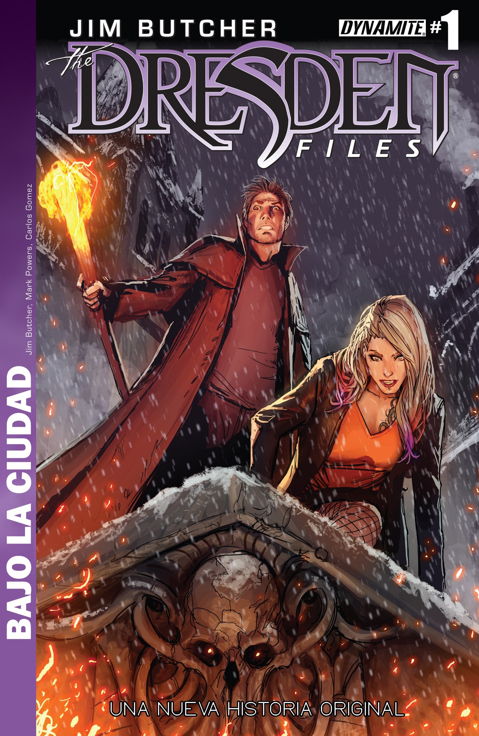 Portada ampliada de The Dresden Files