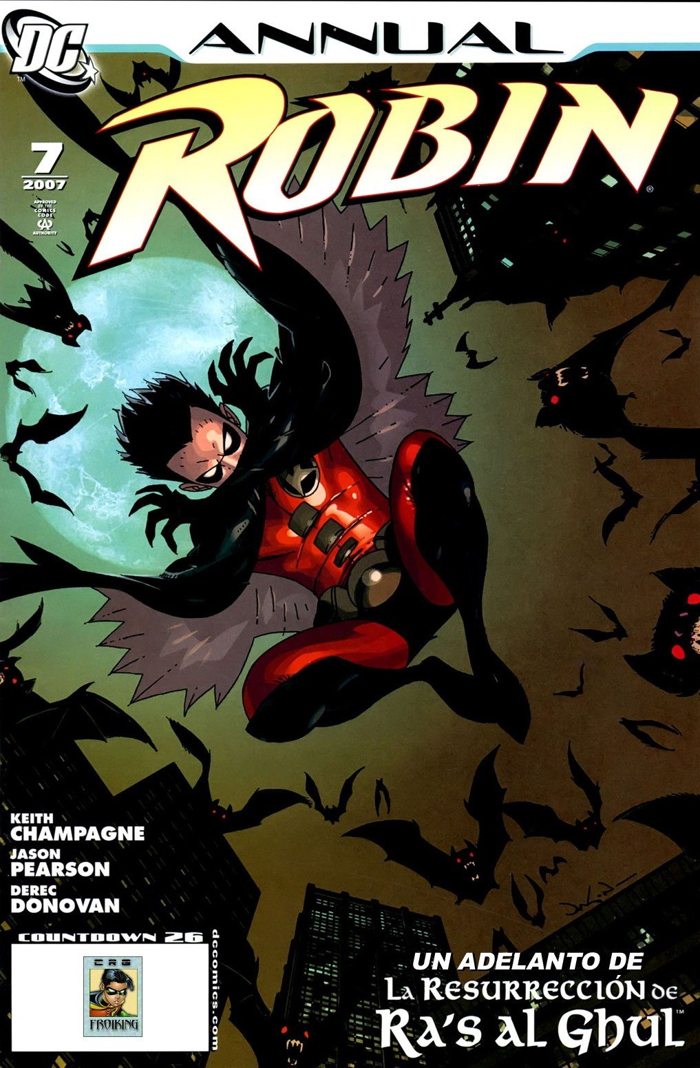 Portada ampliada de ROBIN ANNUAL