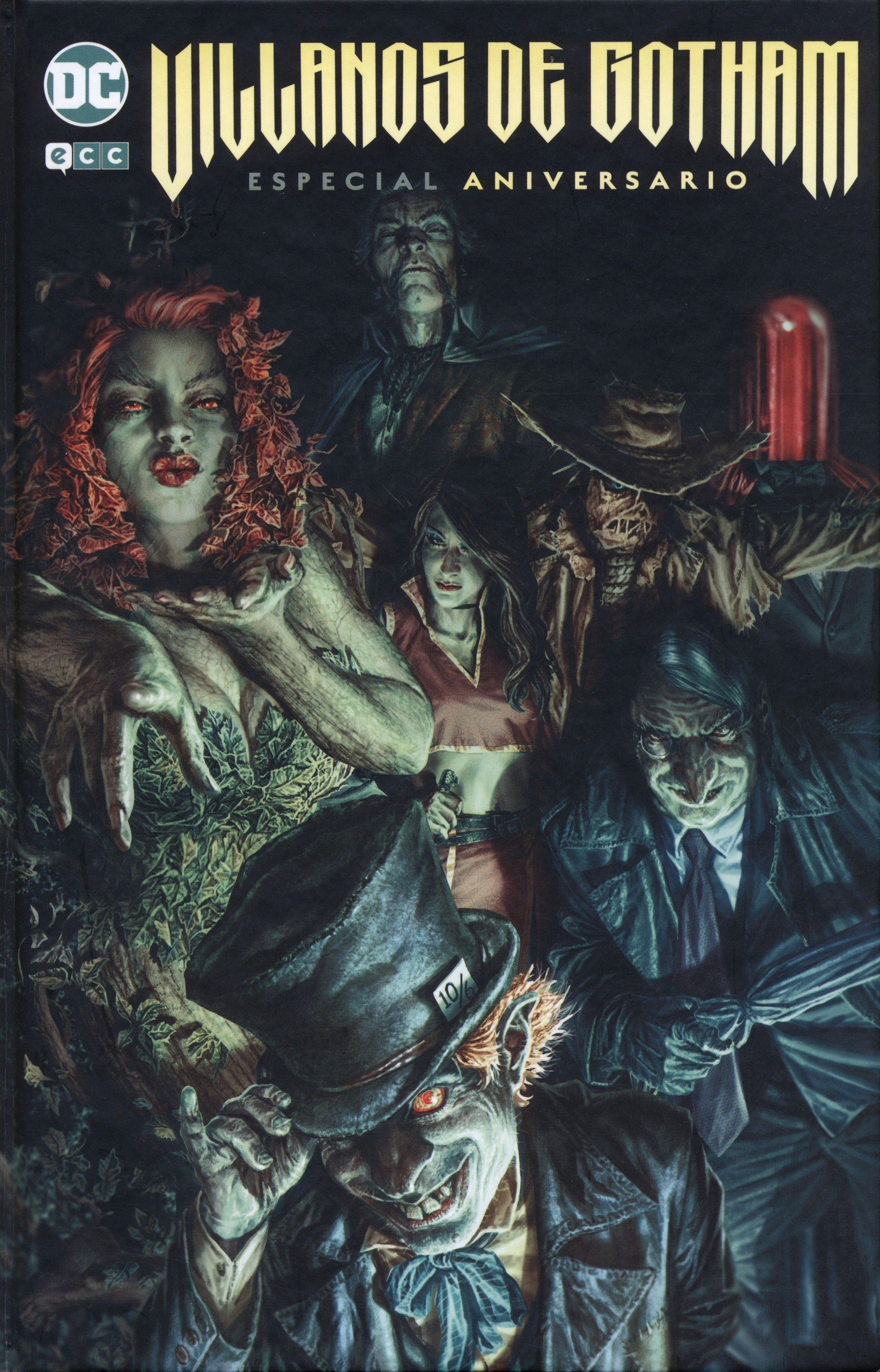 Portada ampliada de VILLANOS DE GOTHAM ESPECIAL ANIVERSARIO