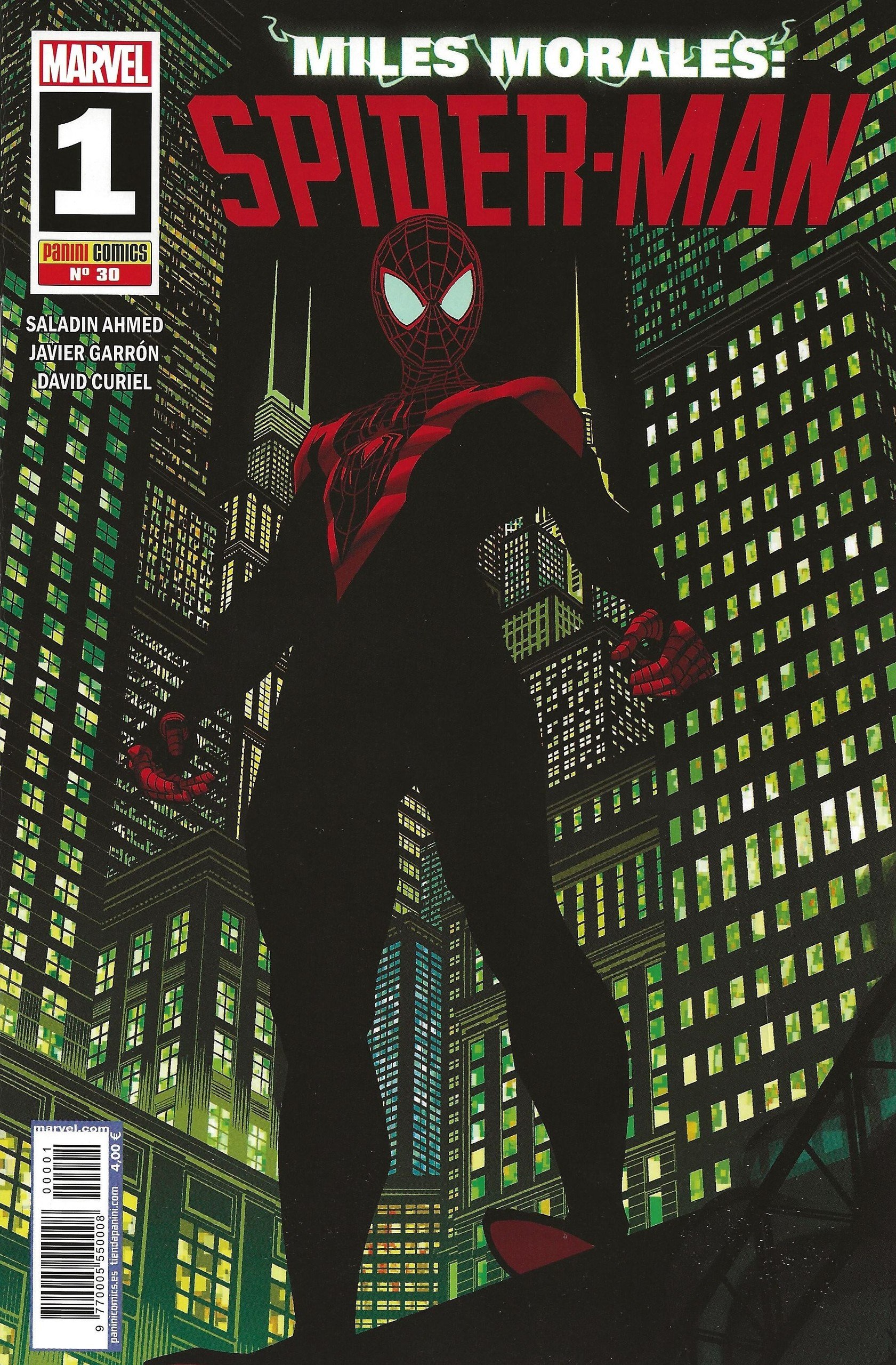Portada ampliada de MILES Morales: SPIDER-MAN