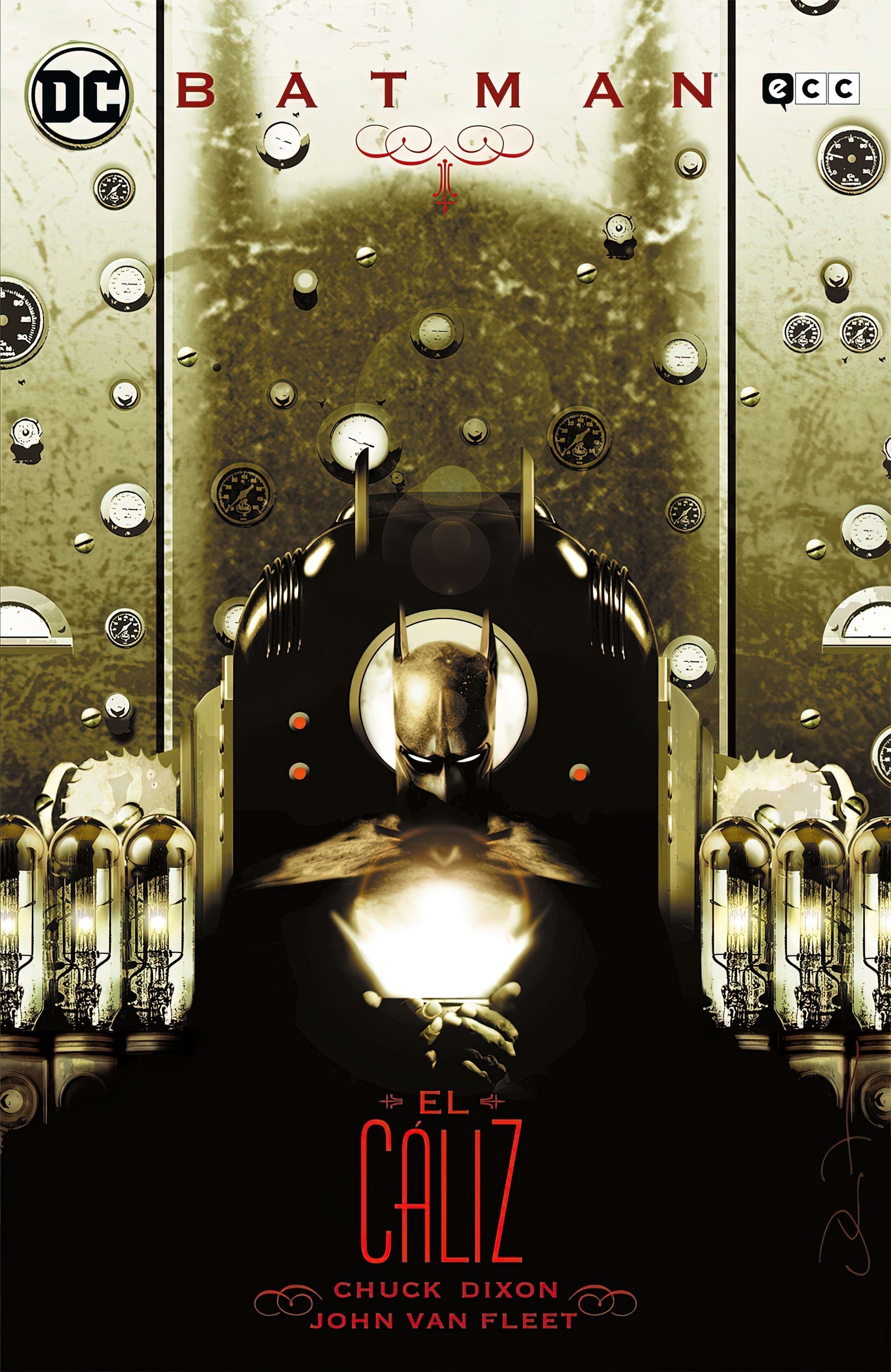 Portada ampliada de BATMAN EL CALIZ