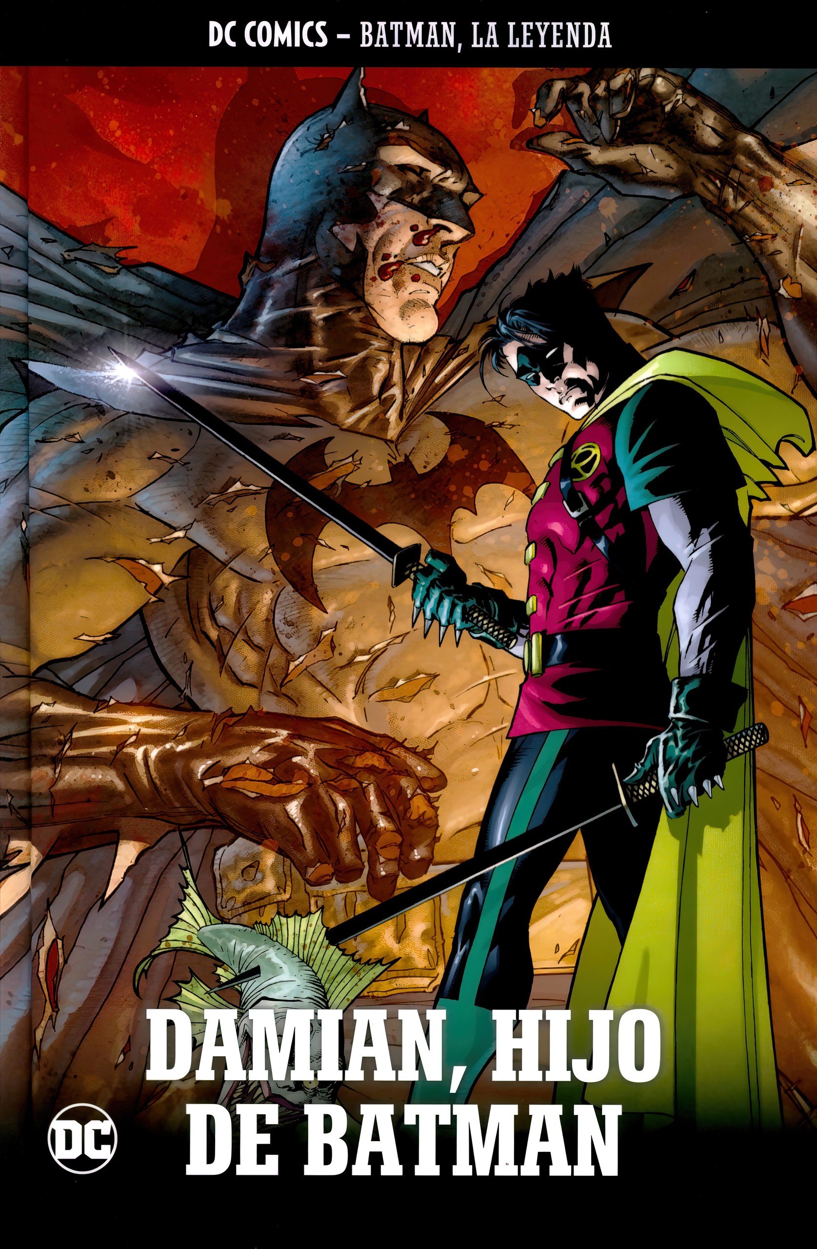 Portada ampliada de DAMIAN, HIJO DE BATMAN