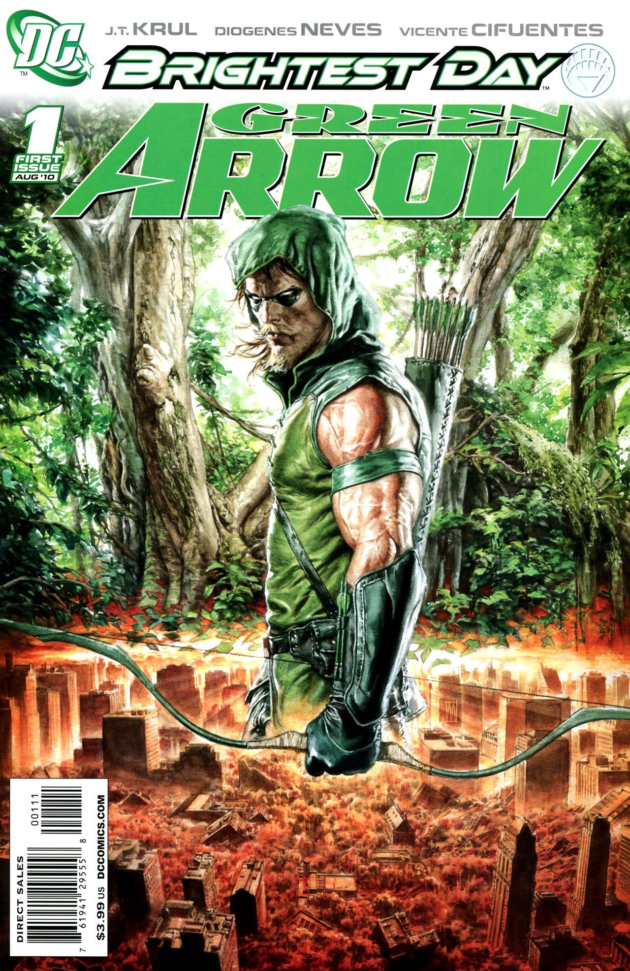 Portada ampliada de Brightest Day Green Arrow