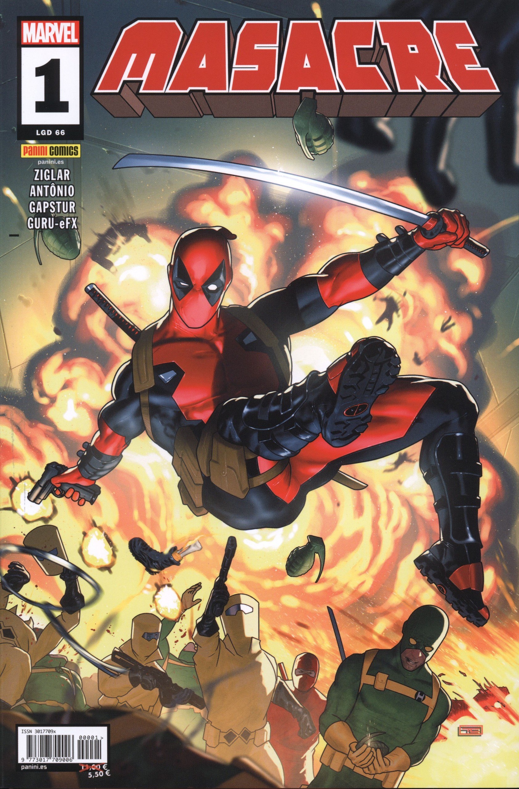 Portada ampliada de MASACRE