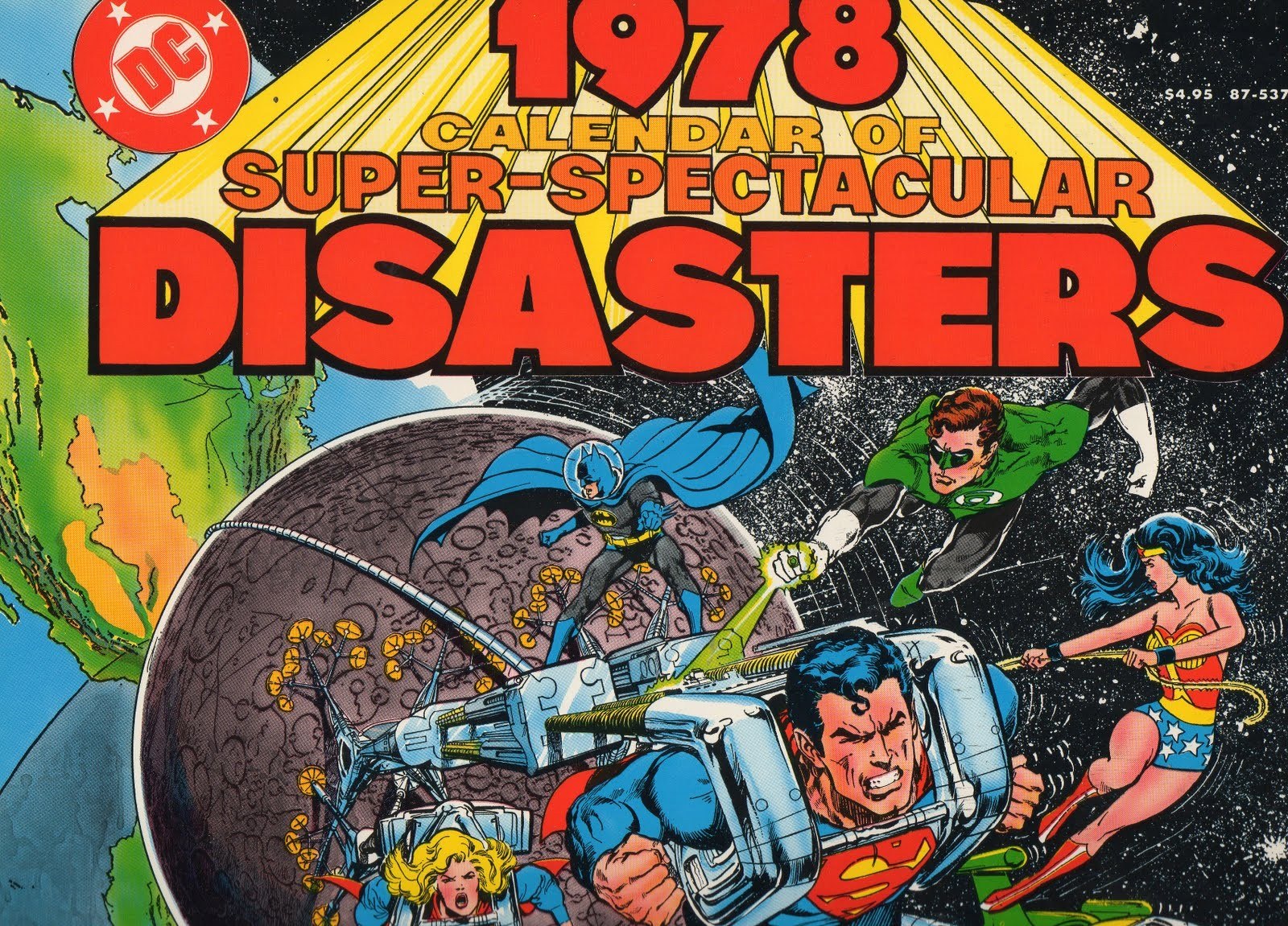 Portada ampliada de 1978 CALENDAR OF SPECTACULAR STARS